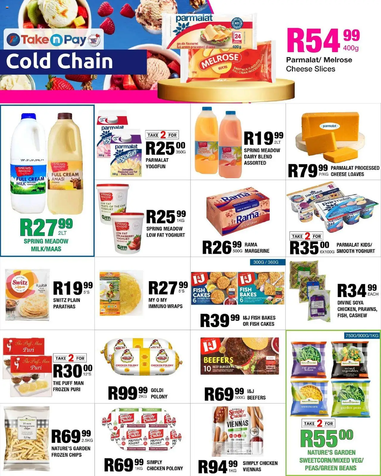 Take n Pay Specials │ valid from 18.08.2025 | Page: 19 | Products: Cheese, Fish, Vegetables, Fat spread