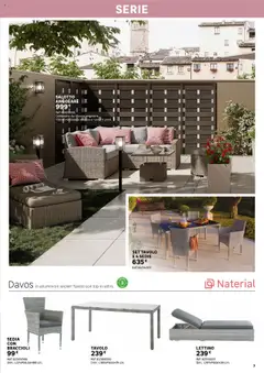 Anteprima del volantino Catalogo Giardino 2025 Leroy Merlin valido a partire dal 02.06.2025 | Pagina: 7 | Prodotti: Tavolino, Braccioli, Alluminio, Divano