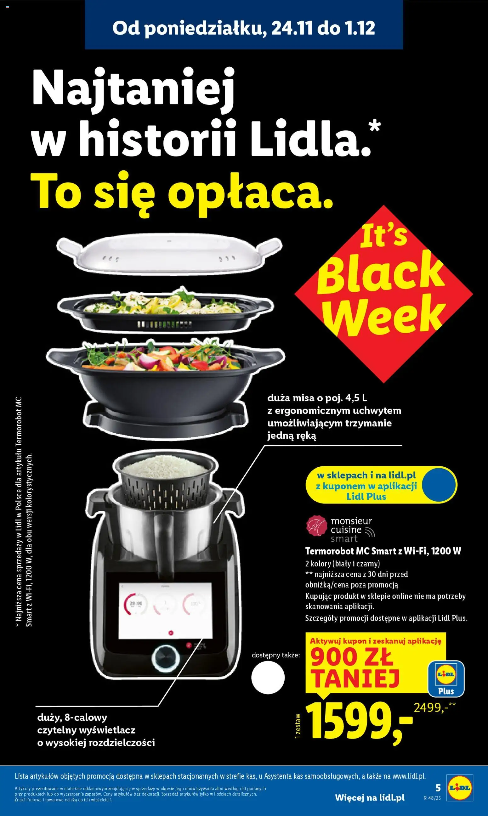 Lidl Black Friday od 24.11.2025 | Strona: 5 | Produkty: Robot