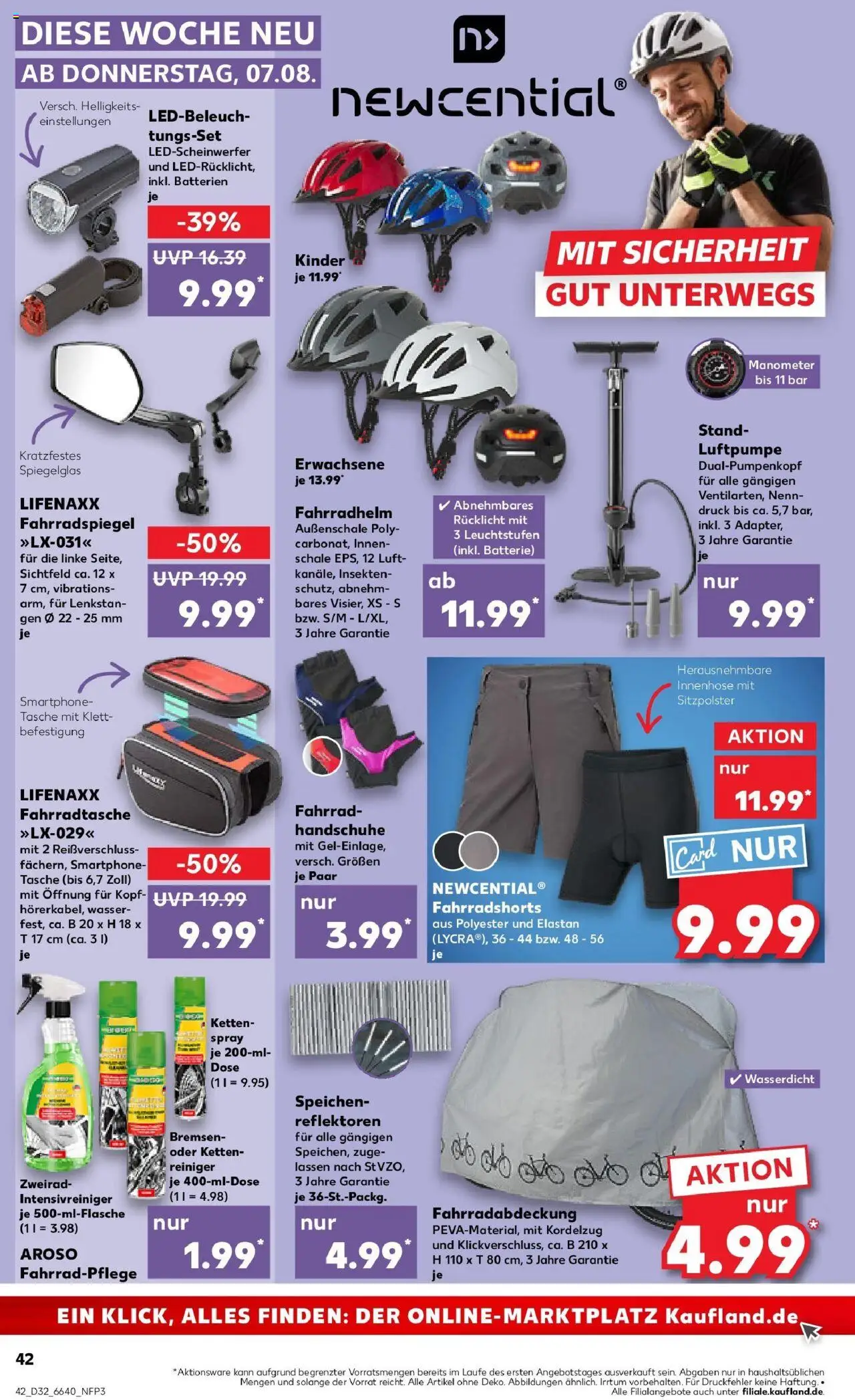 Kaufland prospekt Leonberg	 - gültig ab dem 10.08.2025 | Seite: 55 | Produkte: Manometer, Batterie, Fahrradhelm, Handschuhe