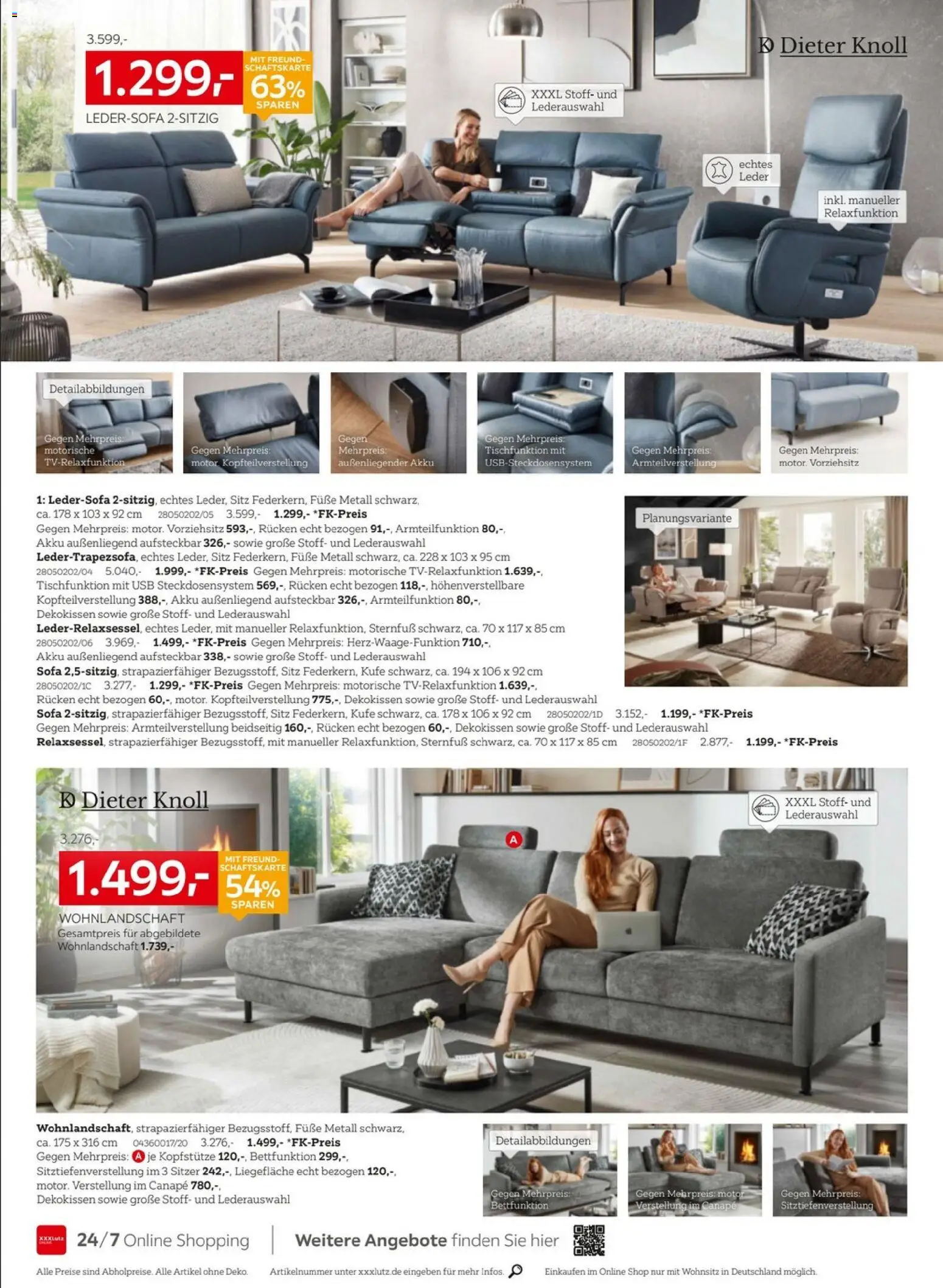 XXXL Lutz Prospekt 	 – gültig ab 02.01.2026 | Seite: 10 | Produkte: USB, Wohnlandschaft, Ledersofa, Sofa