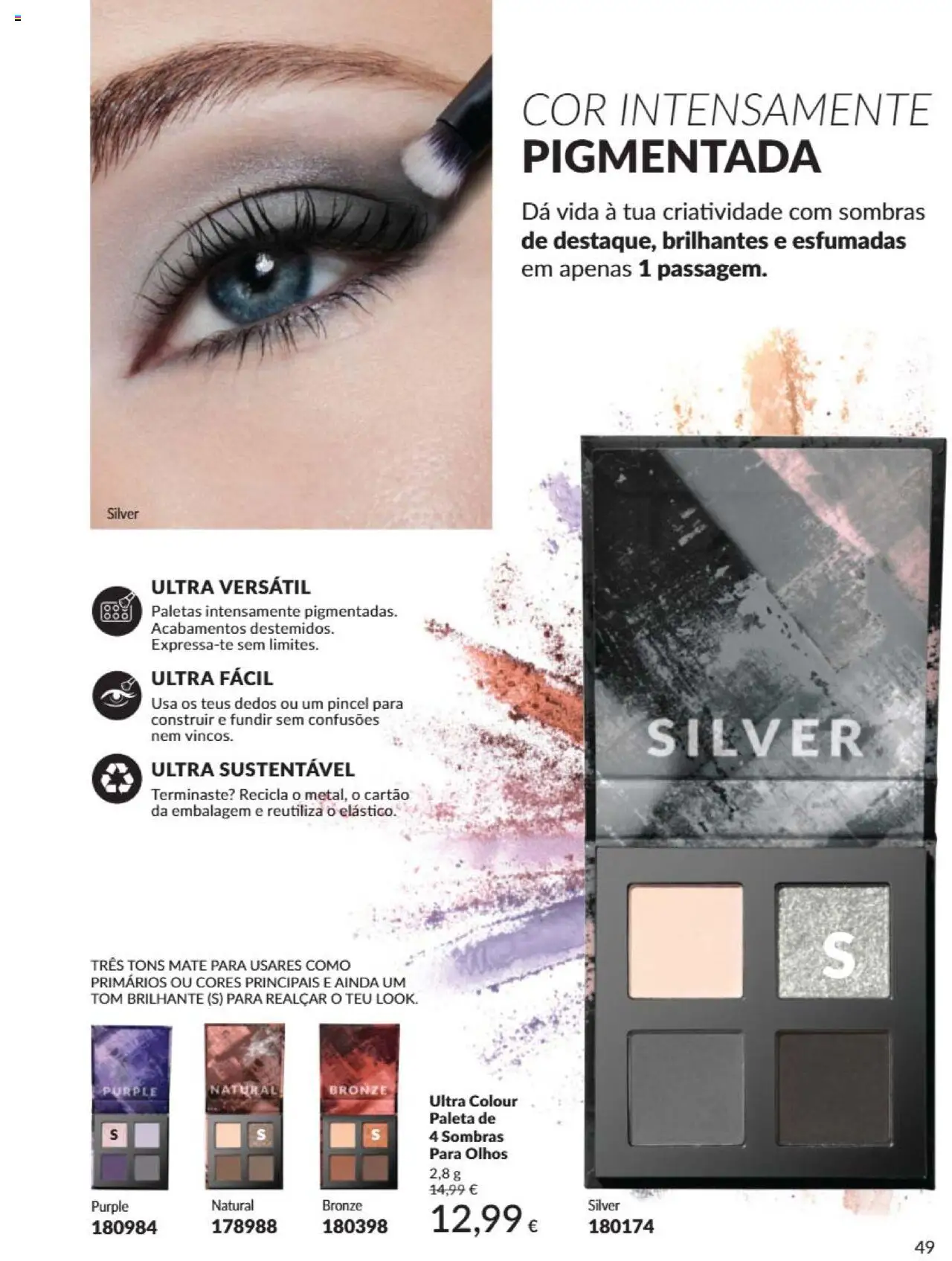 Catálogo Avon Campanha 6 │ válido de 01.06.2025 | Página: 49 | Produtos: Pincel, Sombras