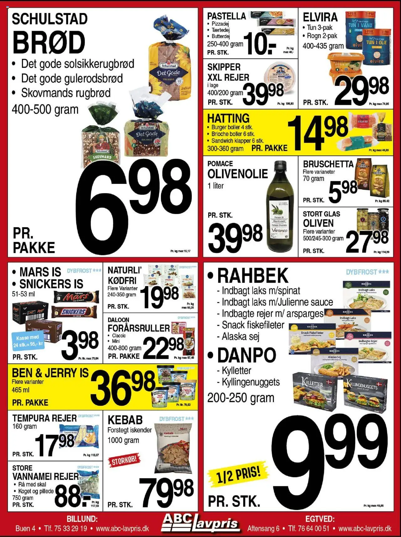 Abc Lavpris Tilbudsavis gyldig fra 01.08.2025 | Side: 4 | Produkter: Gulerod, Tun, Is, Rejer