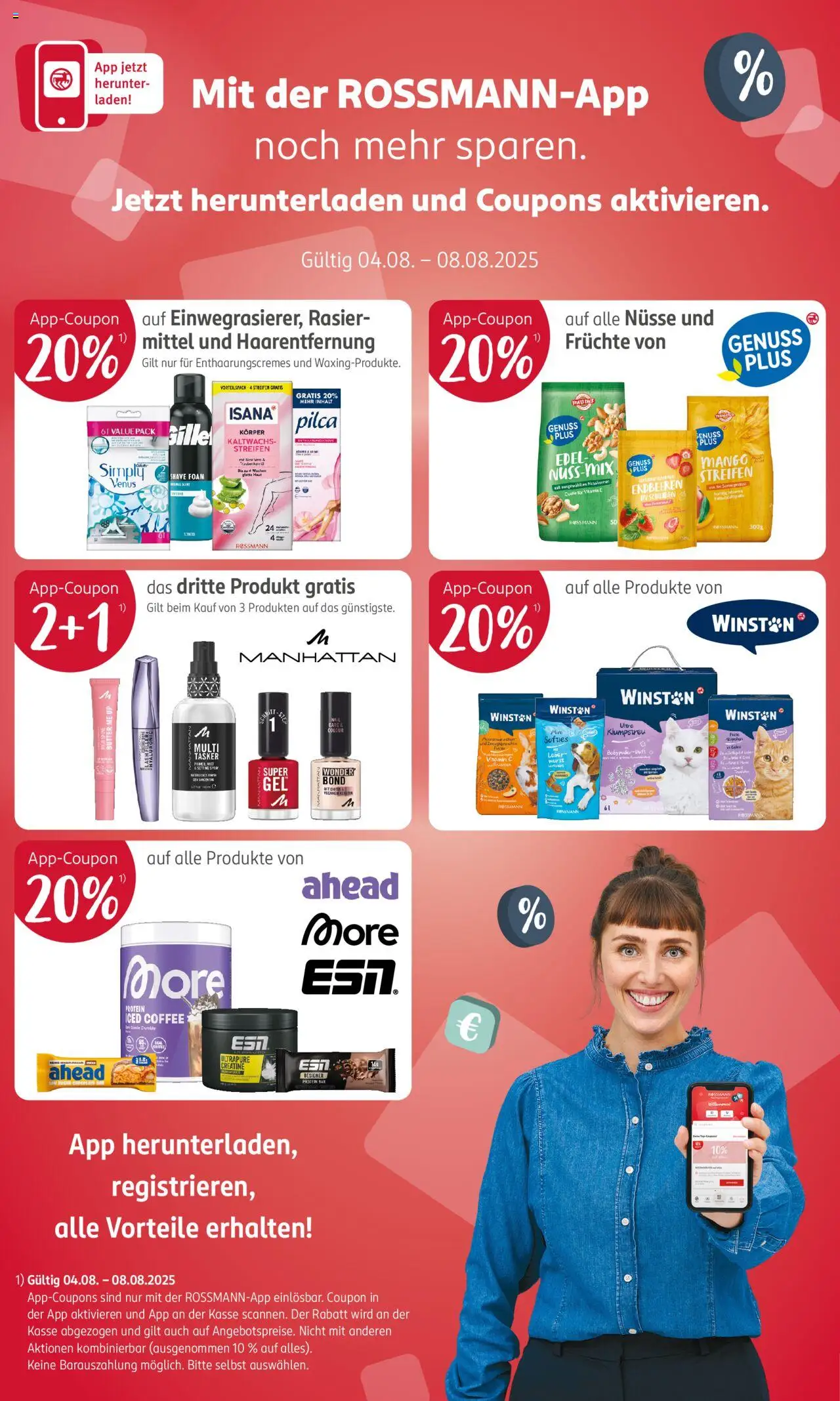 Rossmann Prospekt 	 - gültig ab dem 04.08.2025 | Seite: 18 | Produkte: Mango, Wurst, Erdbeeren, Nüsse