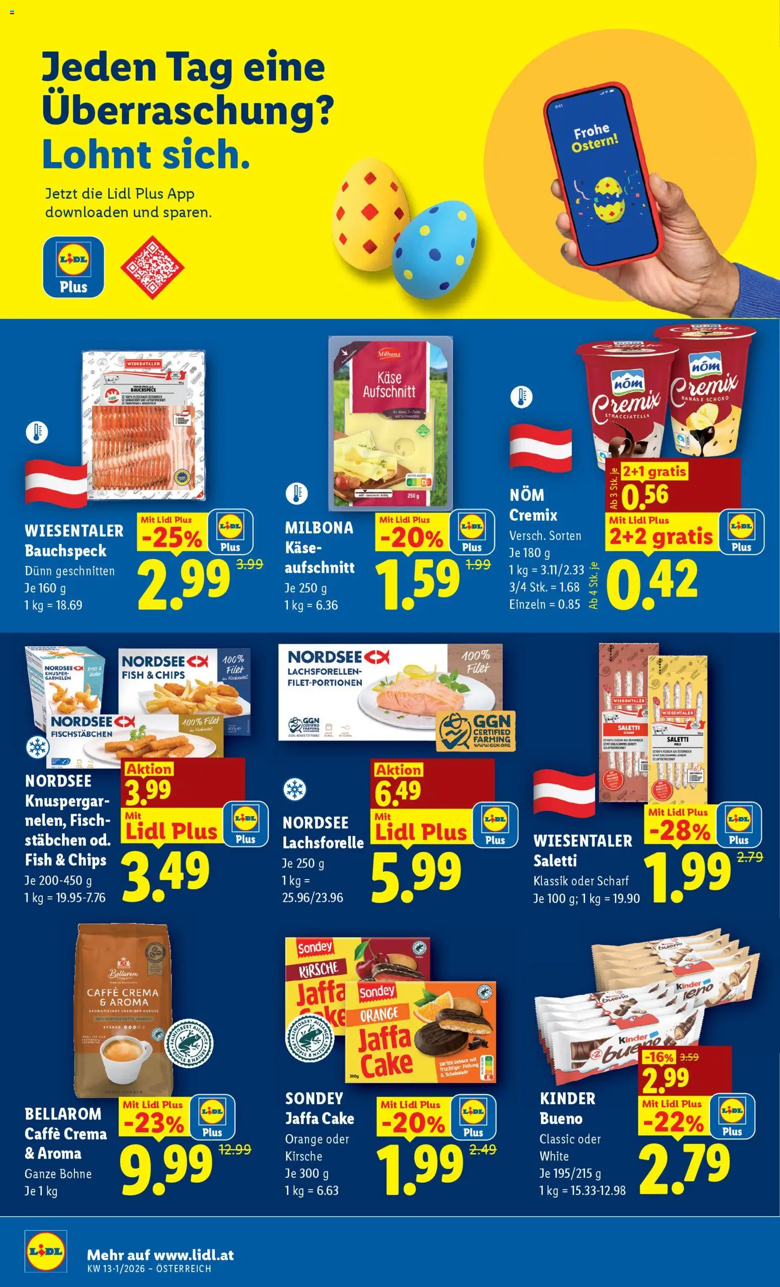 Lidl Flugblatt - Altenmarkt im Pongau, St. Johann im Pongau, Zell am See gültig ab 19.03.2026 | Seite: 39 | Produkte: Chips, Käse, Schokolade, Fisch