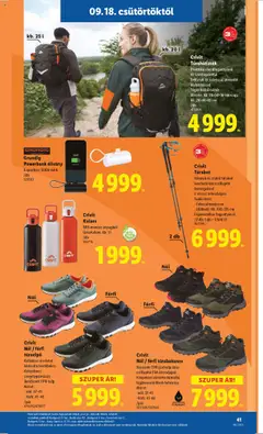 Lidl akciós ujság - amely érvényes a következő dátumtól: 18.09.2025 | Oldal: 41