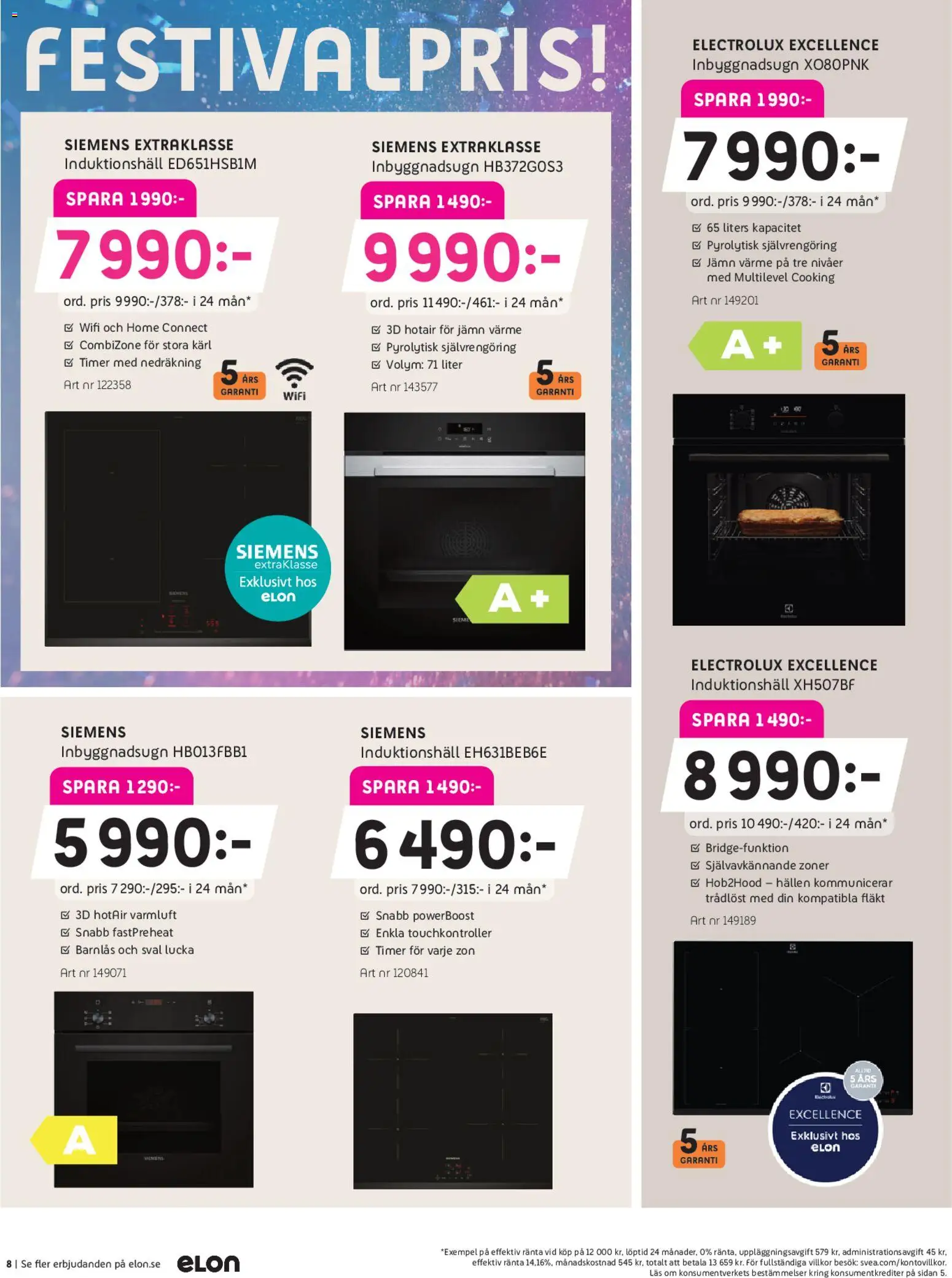 Elon reklamblad aktuell från 16.02.2026 | Sida: 8 | Produkter: Fläkt, Wifi