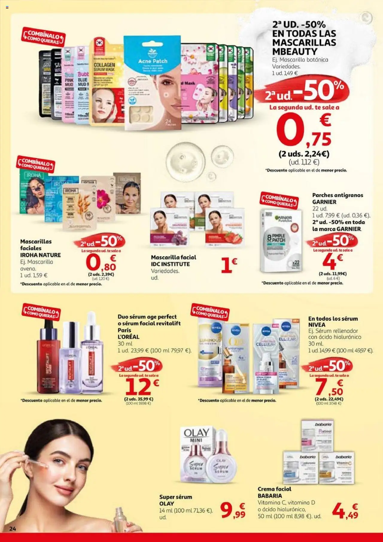 Alcampo - HG Unificado Nacional  │ válido desde el 03.06.2025 | Página: 24 | Productos: Sérum, Crema facial, Crema, Té