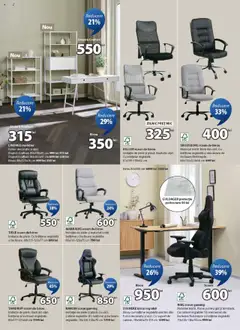 Ofertele JYSK valabile de la 26.09.2025 | Pagină: 2 | Produse: Scaun gaming, Çikolatalı gofret, Scaun, Etajeră
