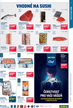 Náhled letáku Makro leták - Gastronomie od 11.03.2026 | Strana: 7 | Produkty: Pražma, Chobotnice, Candát, Filet