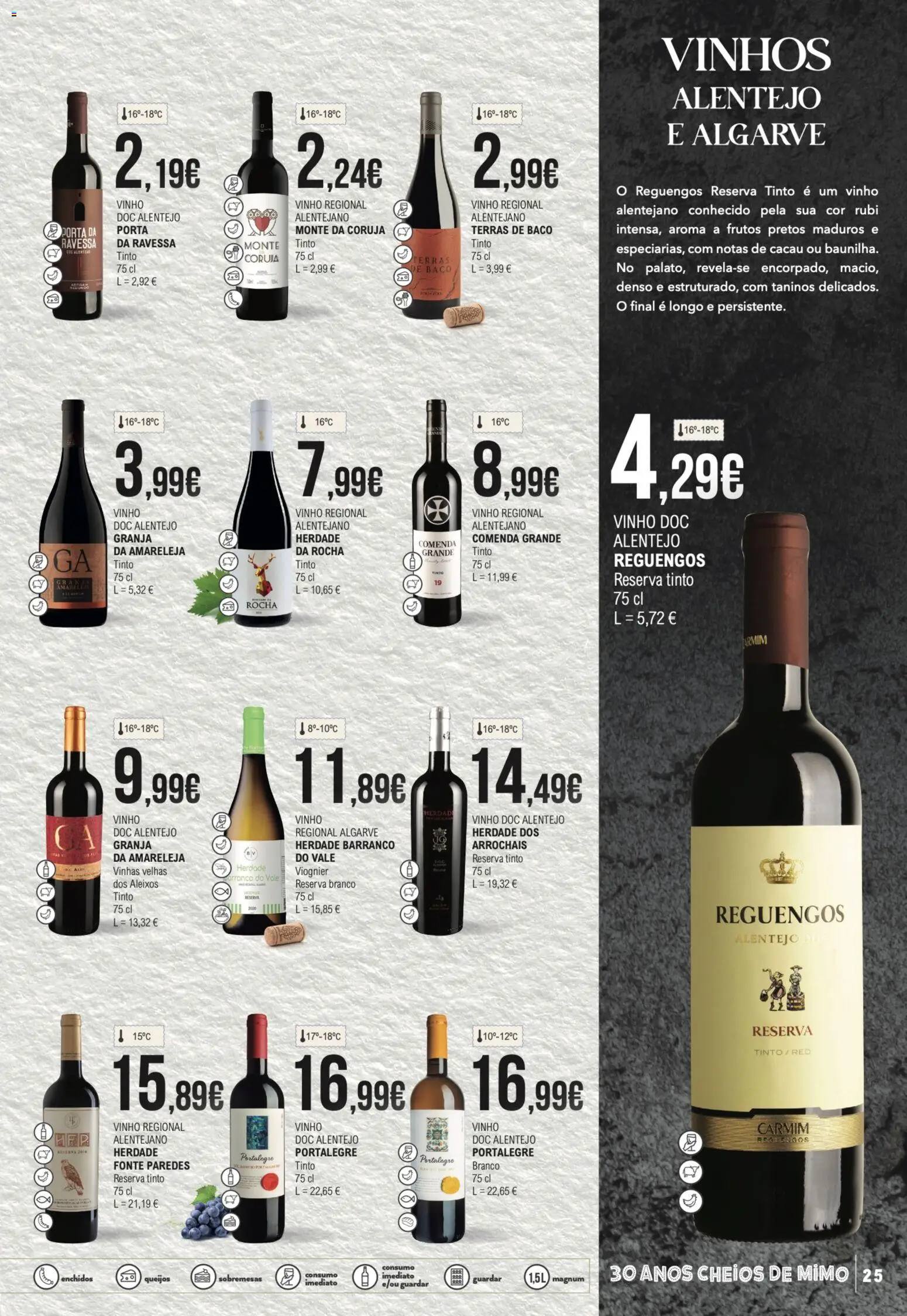 E.Leclerc folheto Queijos, Enchidos e Vinhos │ válido de 10.02.2026 | Página: 25