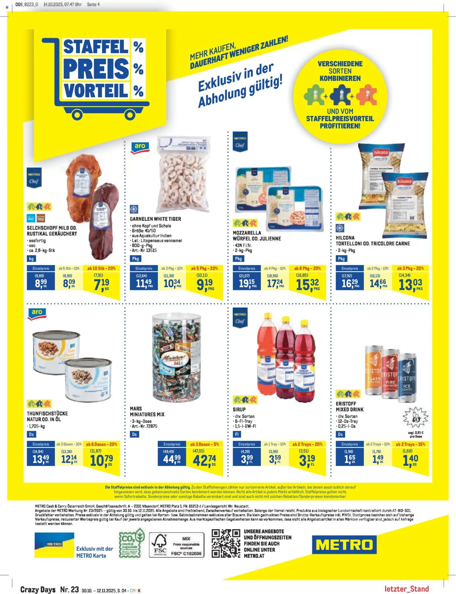 Metro Crazy Days gültig ab 30.10.2025 | Seite: 8 | Produkte: Uhr, Öl