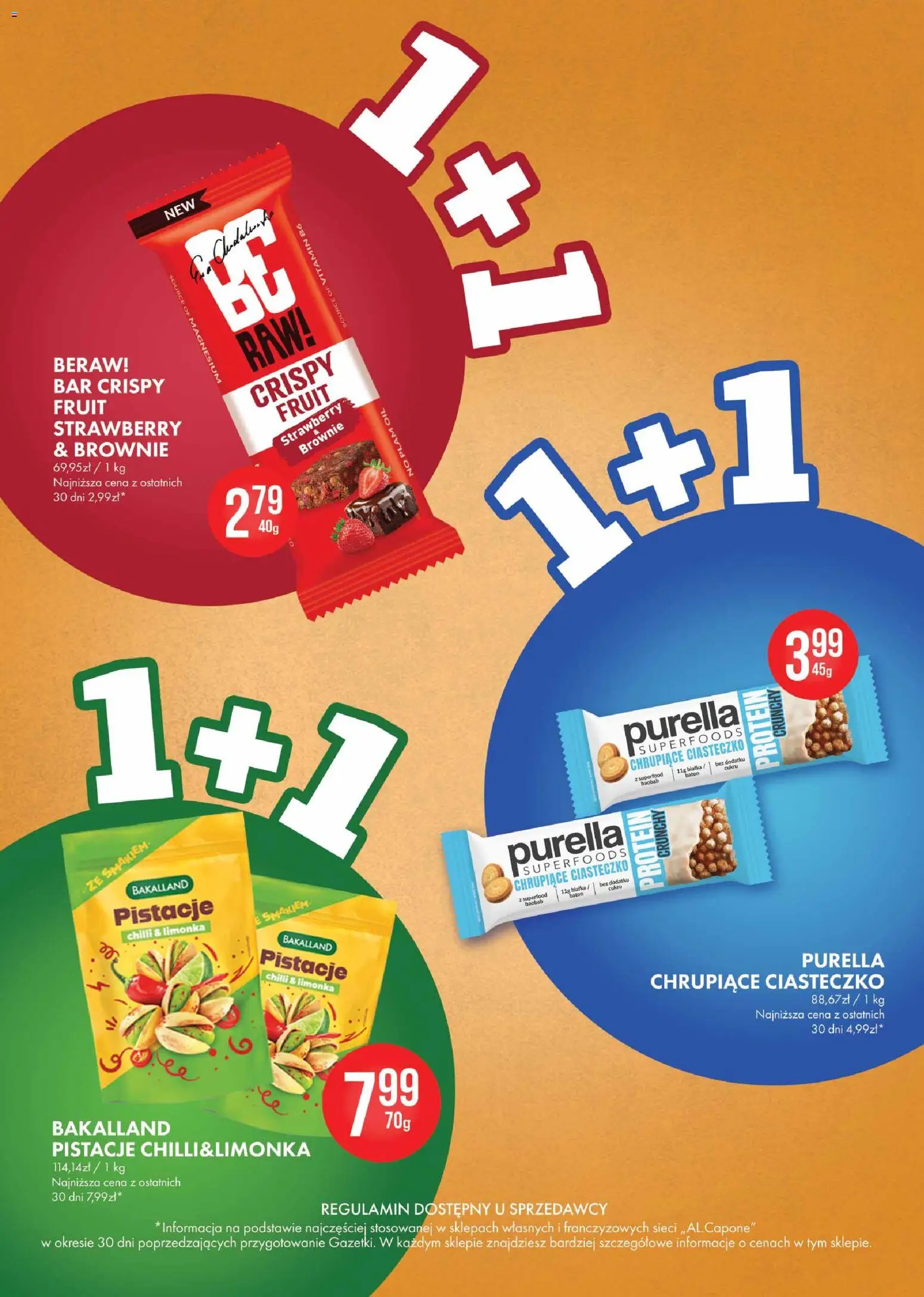 Al.Capone gazetka od 09.03.2026 | Strona: 40 | Produkty: Limonka, Baton, Brownie