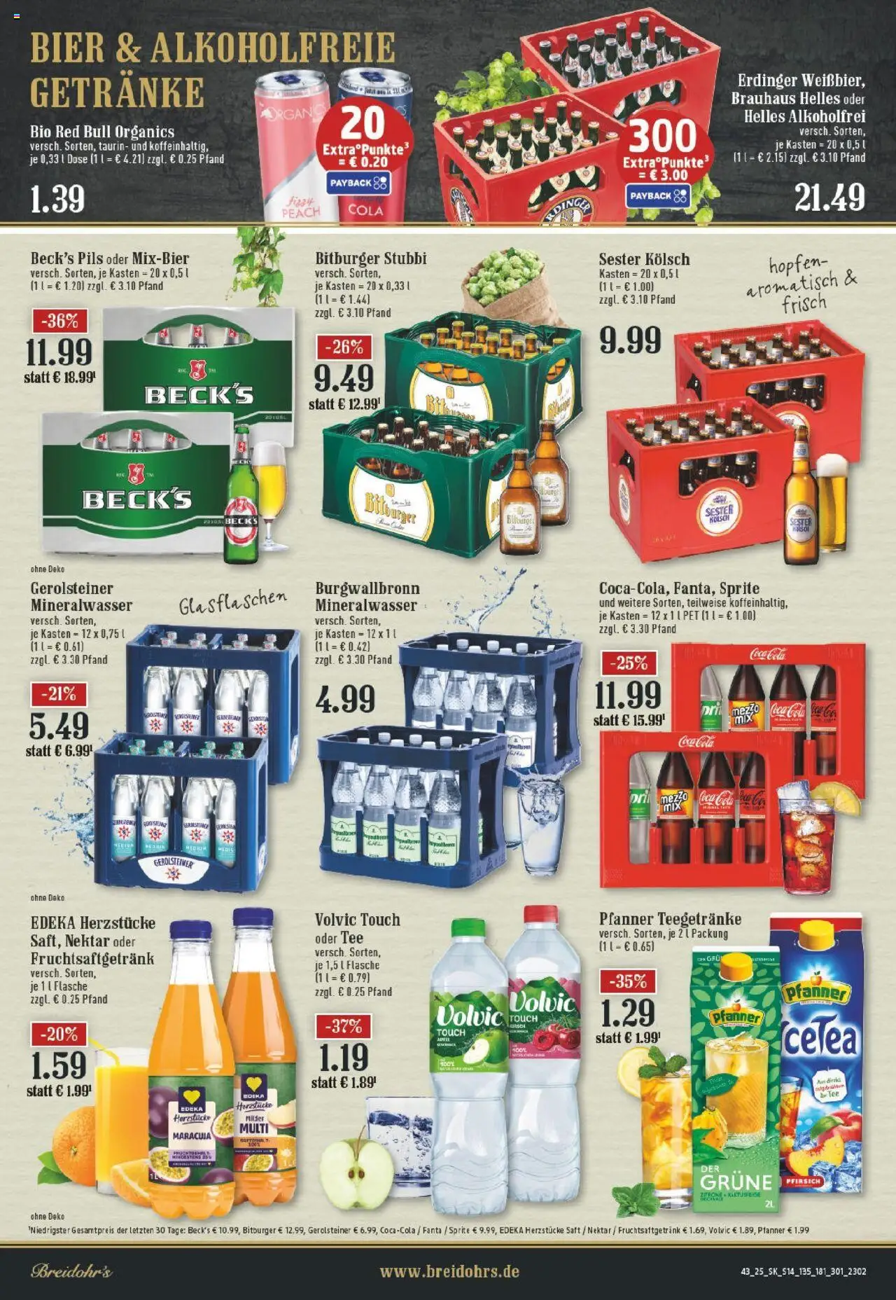 Edeka prospekt Rösrath	 – gültig ab 19.10.2025 | Seite: 14 | Produkte: Red bull, Coca cola, Cola, Pils