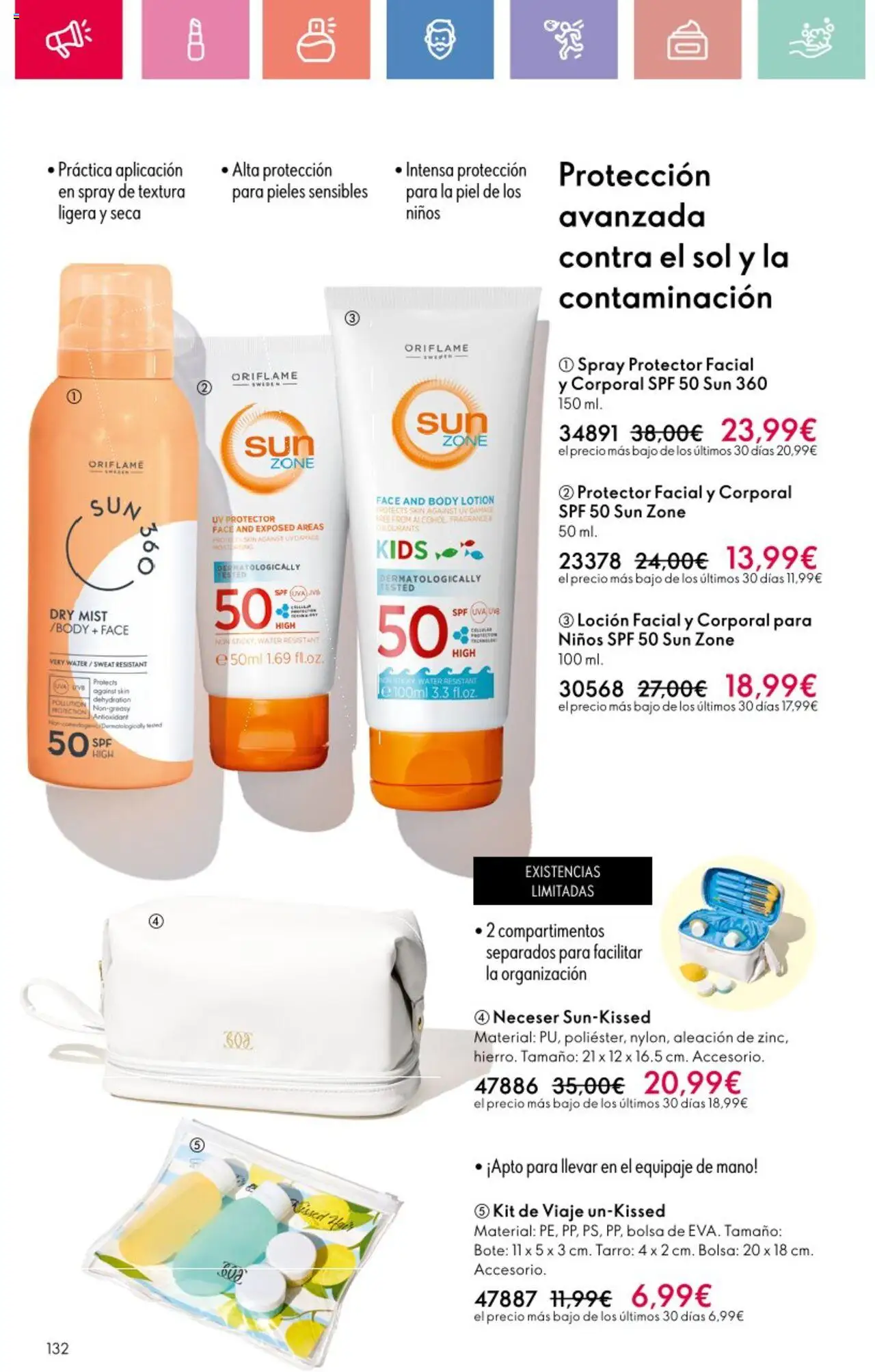 Oriflame - Catálogo Campaña 11 │ válido desde el 03.08.2025 | Página: 132 | Productos: Bolsa, Body, Neceser