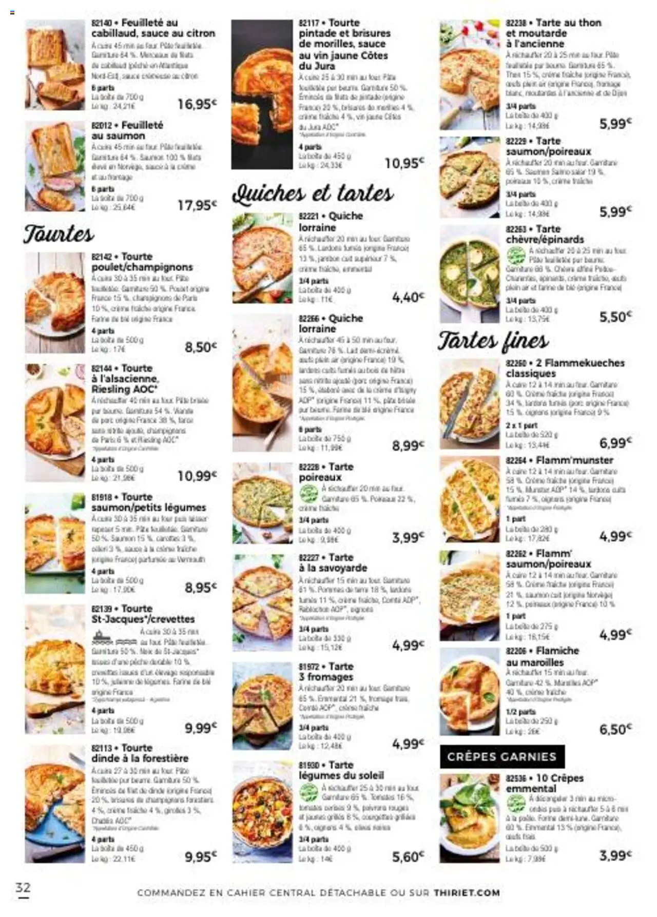  | Page: 32 | Produits: Emmental, Thon, Moutarde, Thé