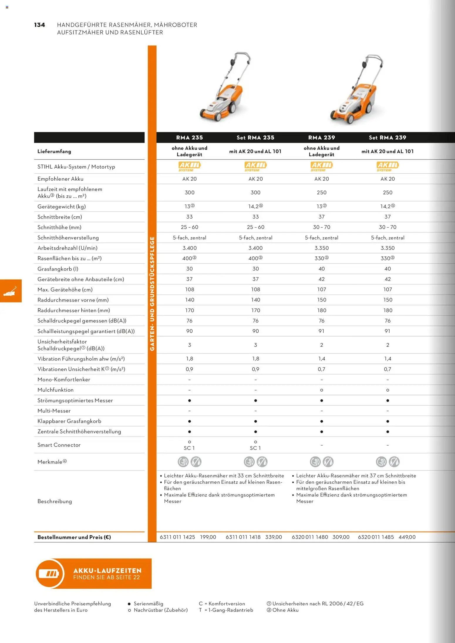 STIHL Katalog – gültig ab 01.01.2026 | Seite: 134 | Produkte: Ladegerät