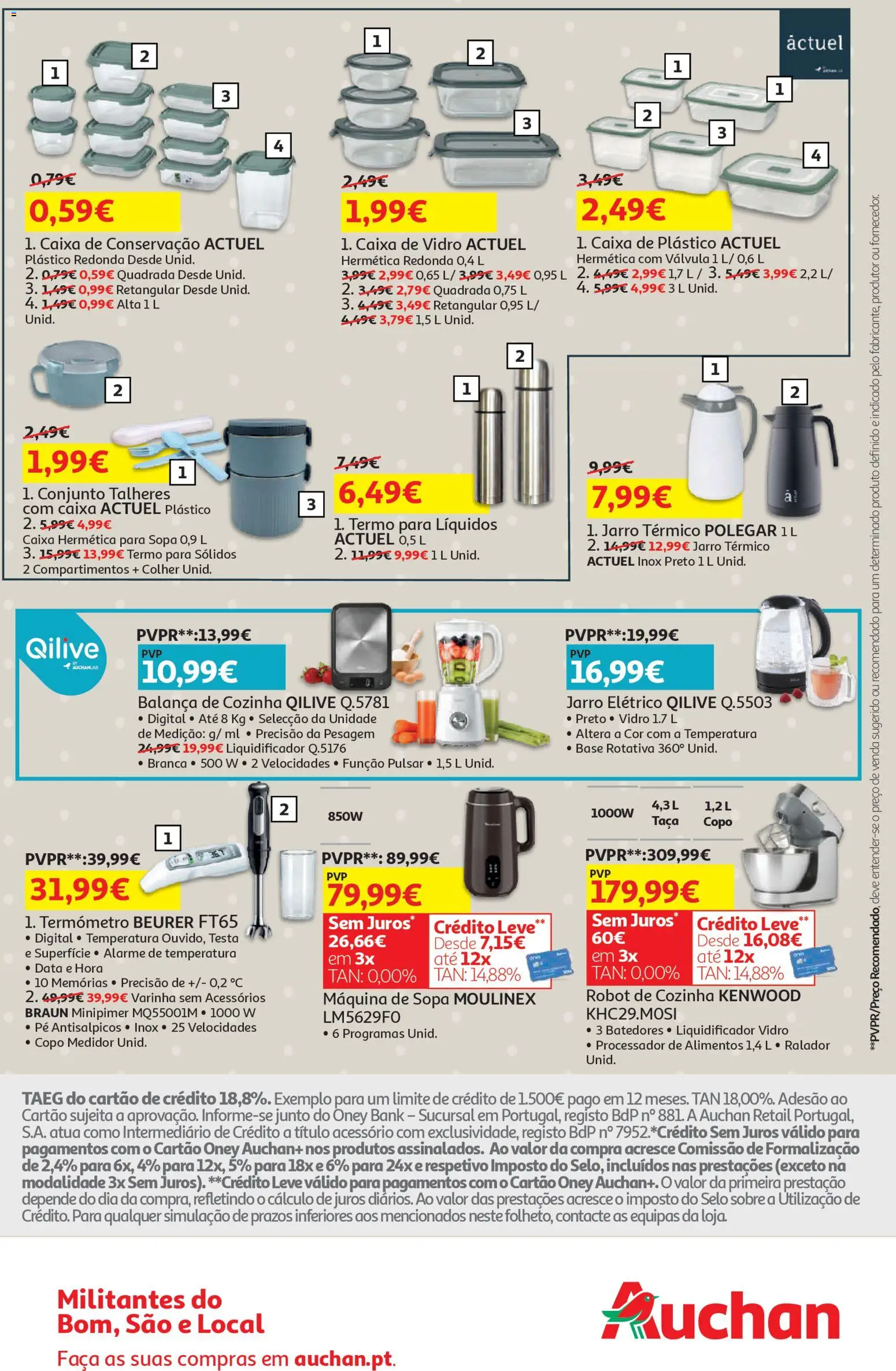 Auchan - Bebé │ válido de 13.01.2026 | Página: 36 | Produtos: Faca, Talheres, Base, Liquidificador