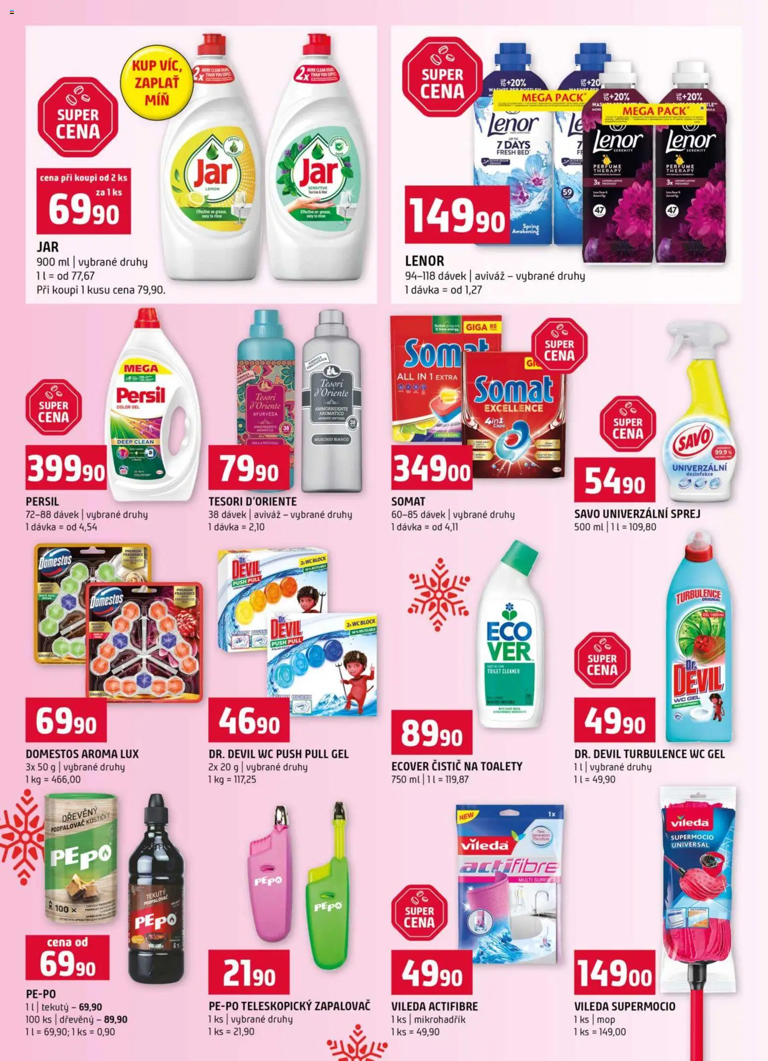 Terno leták - Hradec Králové od 17.12.2025 | Strana: 15 | Produkty: Aviváž, Pepo, Wc, Persil