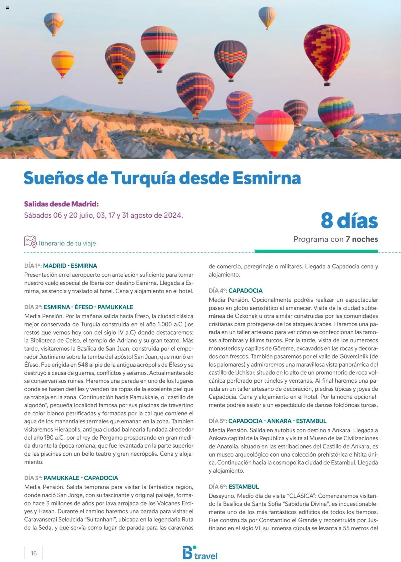 B the travel brand Turquía │ válido desde el 09.05.2024 | Página: 16 | Productos: Biblioteca