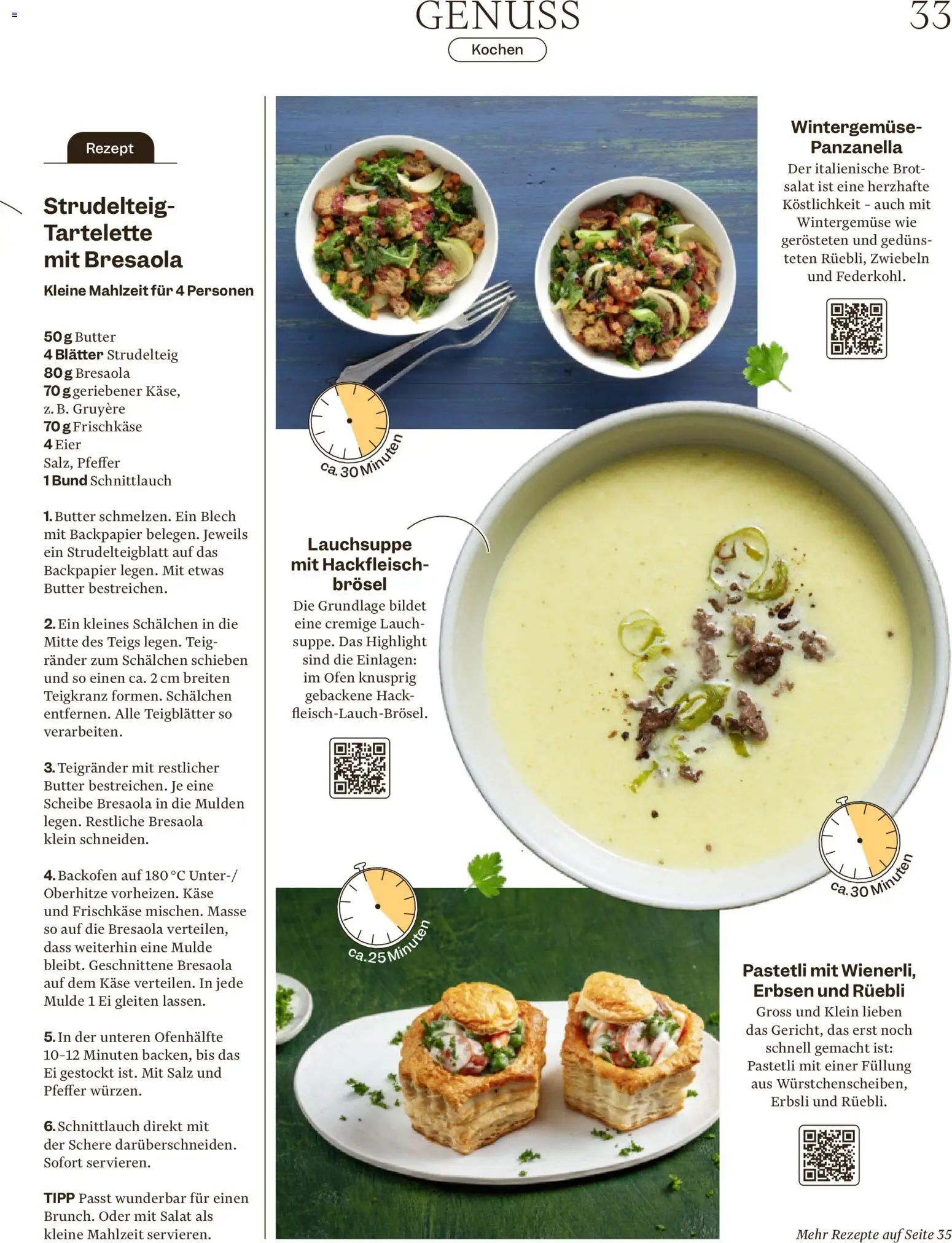 Migros - Magazin – gültig ab 05.01.2026 | Seite: 33 | Produkte: Käse, Salz, Zwiebeln, Scheibe