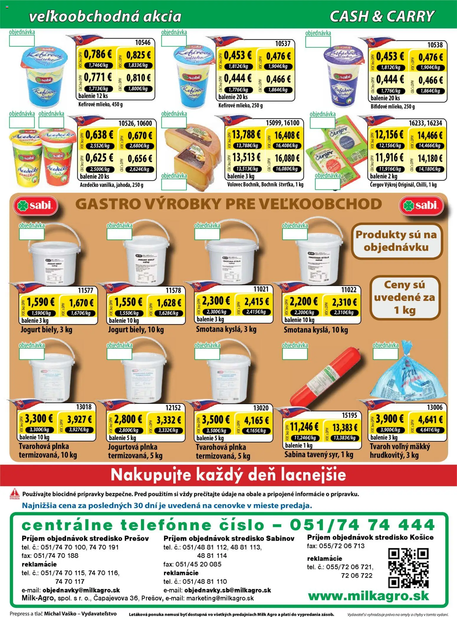 Nové Milk Agro akcie – leták je platný od 21.01.2026 | Strana: 8 | Produkty: Jogurt, Smotana, Tvaroh