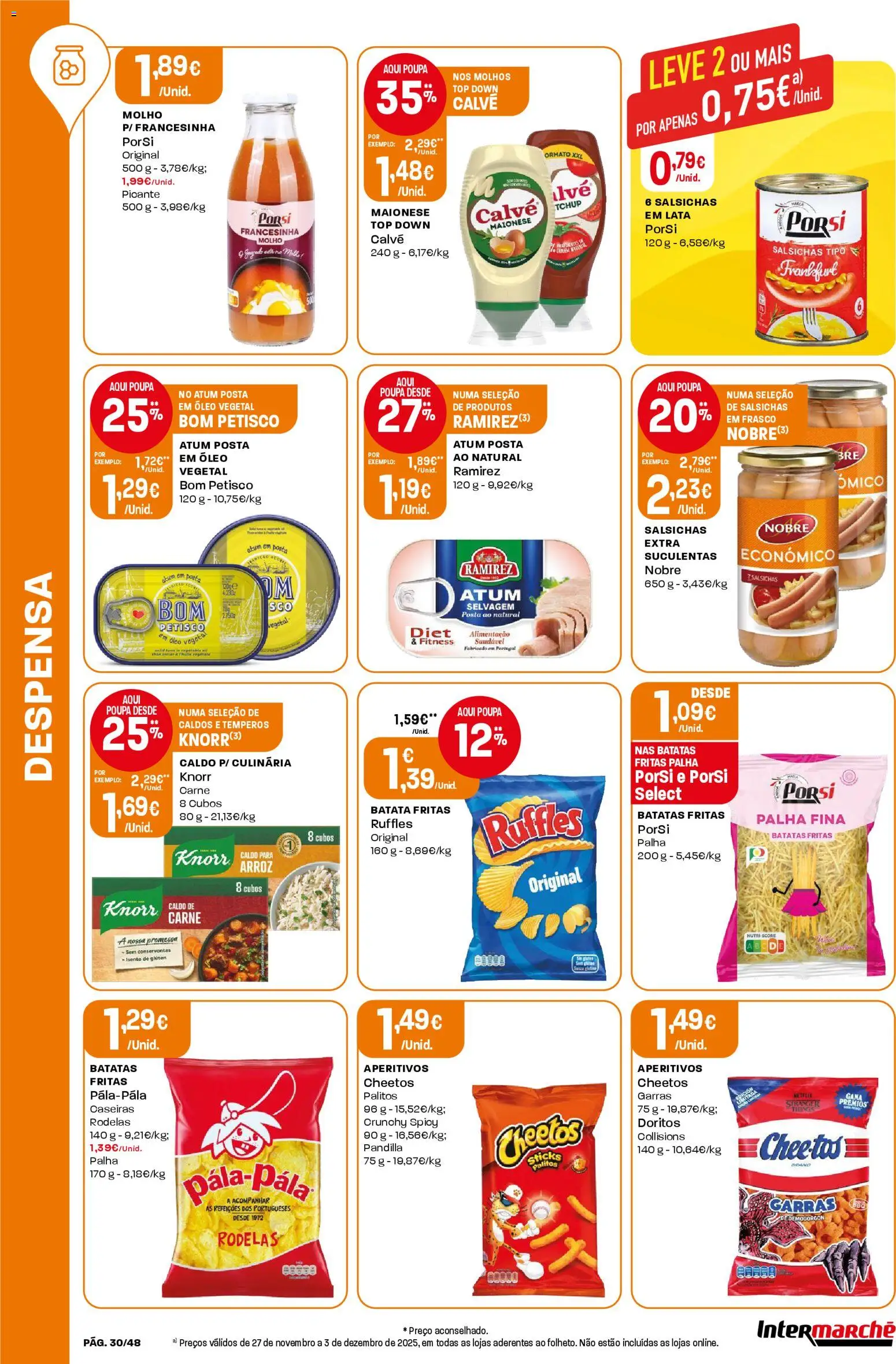 Intermarché - Black Friday │ válido de 27.11.2025 | Página: 30 | Produtos: Top, Óleo, Maionese, Carne