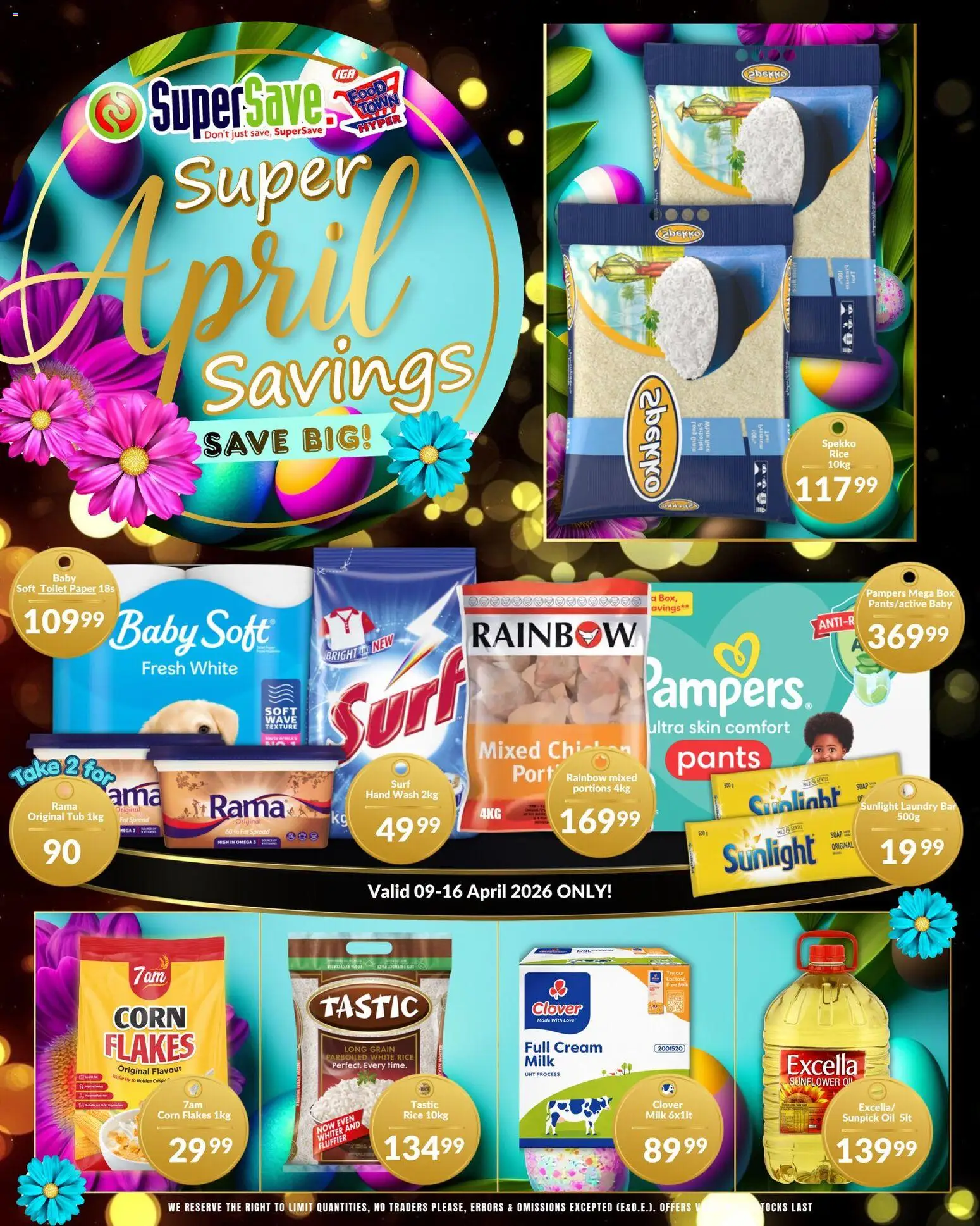 New Super Save catalogue – valid from 09.04.2026 | Page: 1 | Products: Corn, Cream, Soap, Paper