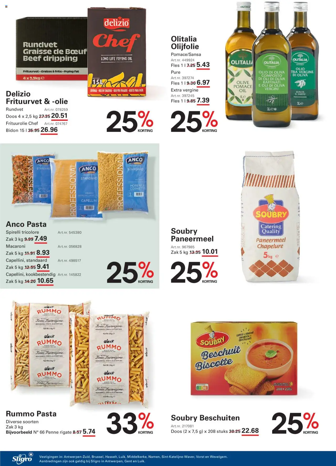  | Pagina: 16 | Producten: Macaroni, Pasta, Zak, Olie