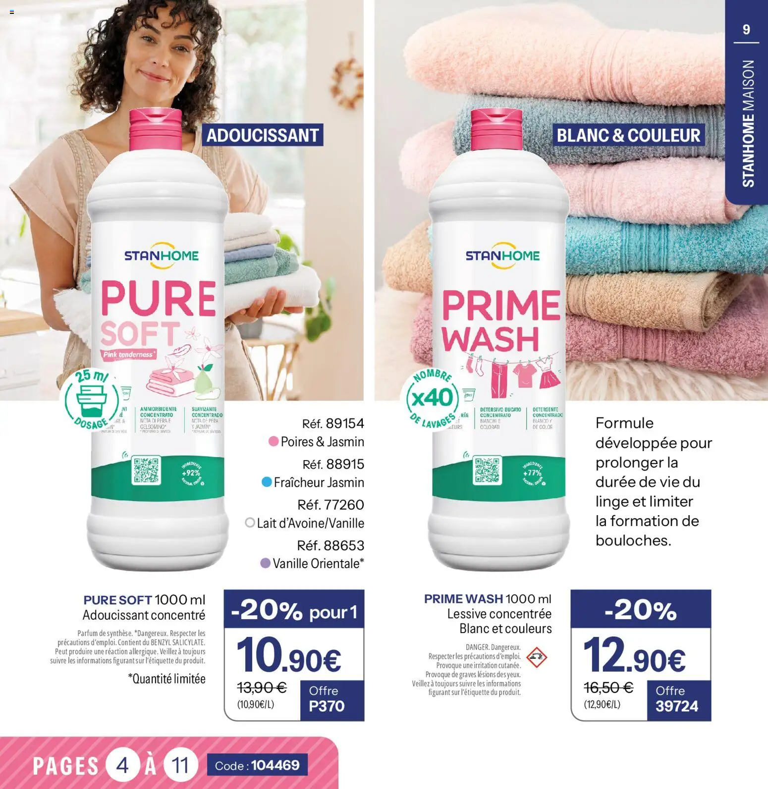 {H1} | Page: 9 | Produits: Parfum, Adoucissant, Lessive, Lait