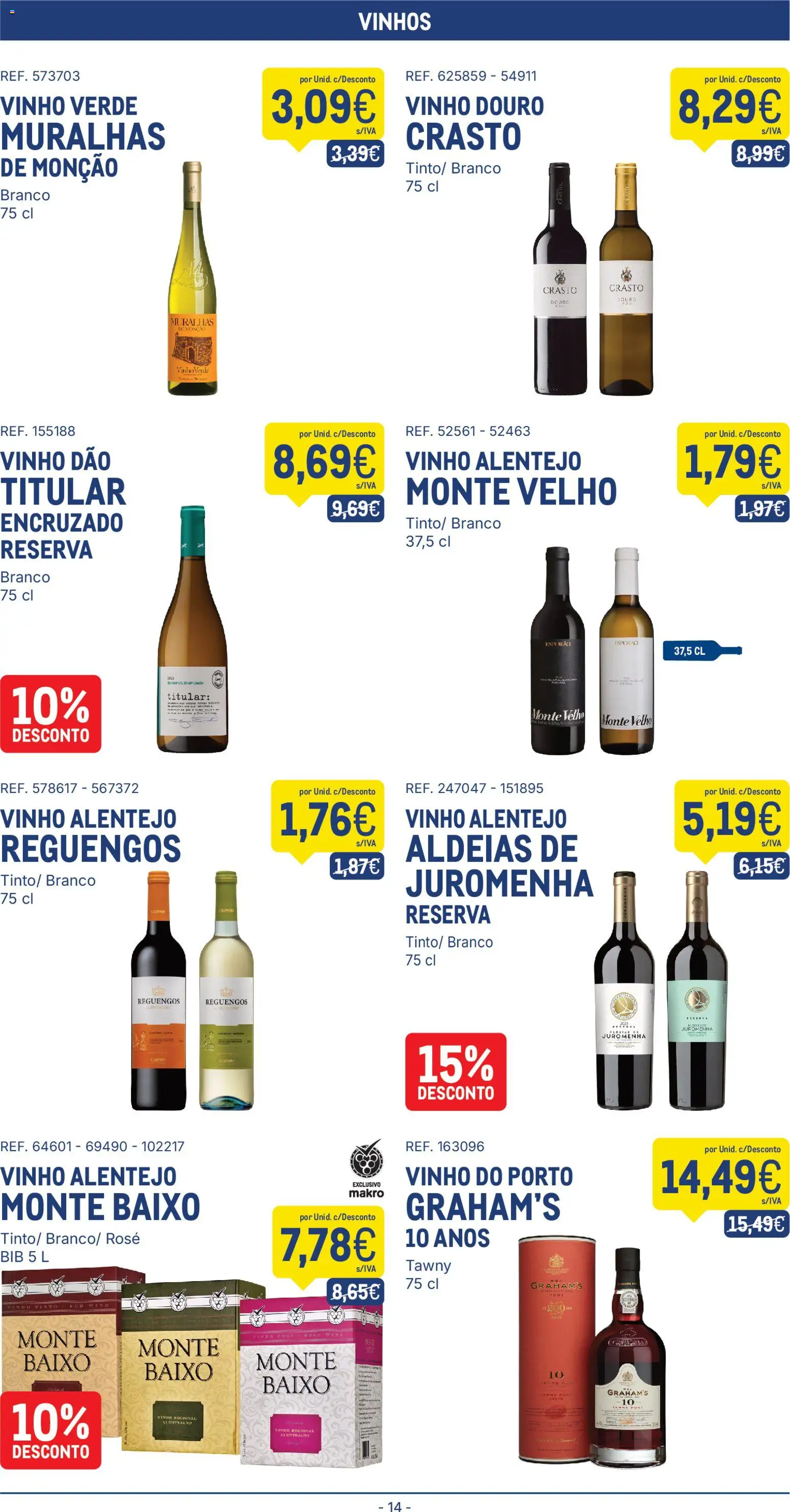 Makro folheto │ válido de 24.03.2026 | Página: 14 | Produtos: Vinho