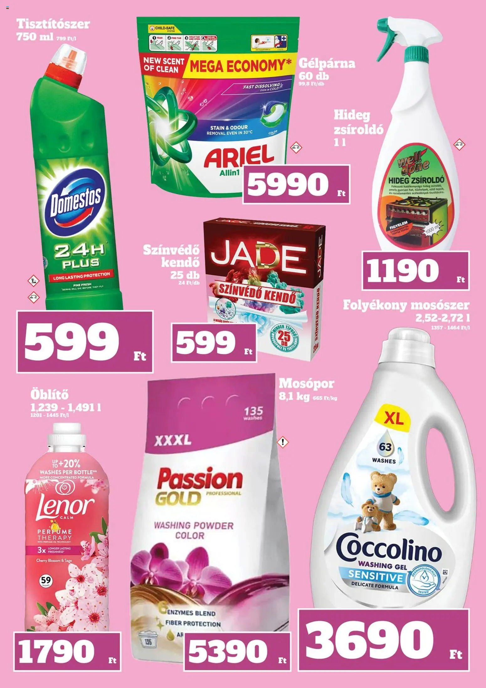 Family Diszkont akciós újság akciós ujság - amely érvényes a következő dátumtól: 19.03.2026 | Oldal: 28 | Termékek: Coccolino, Sütő, Öblítő, Mosószer