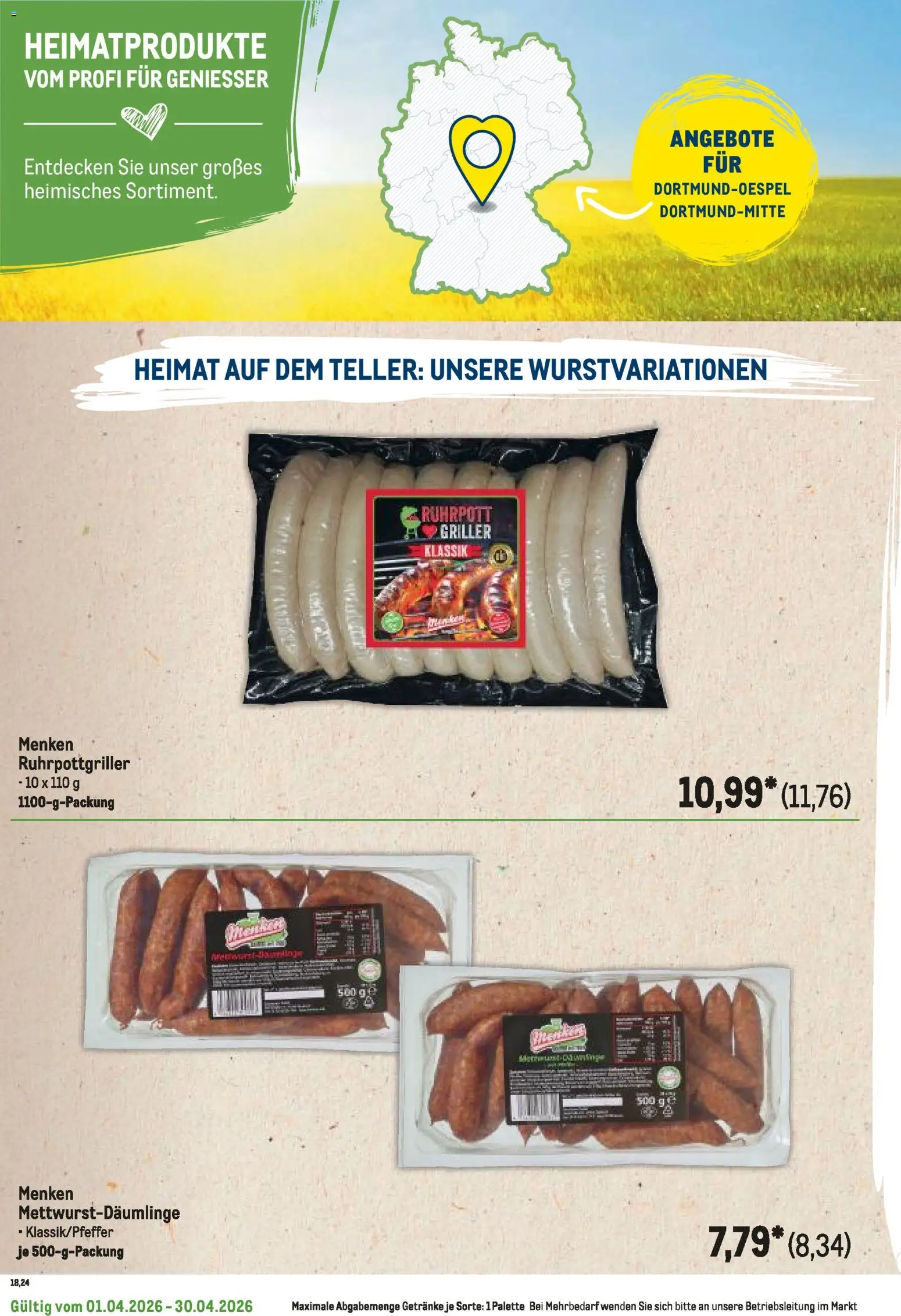 Metro Regionaler Flyer – gültig ab 01.04.2026 | Seite: 34 | Produkte: Griller