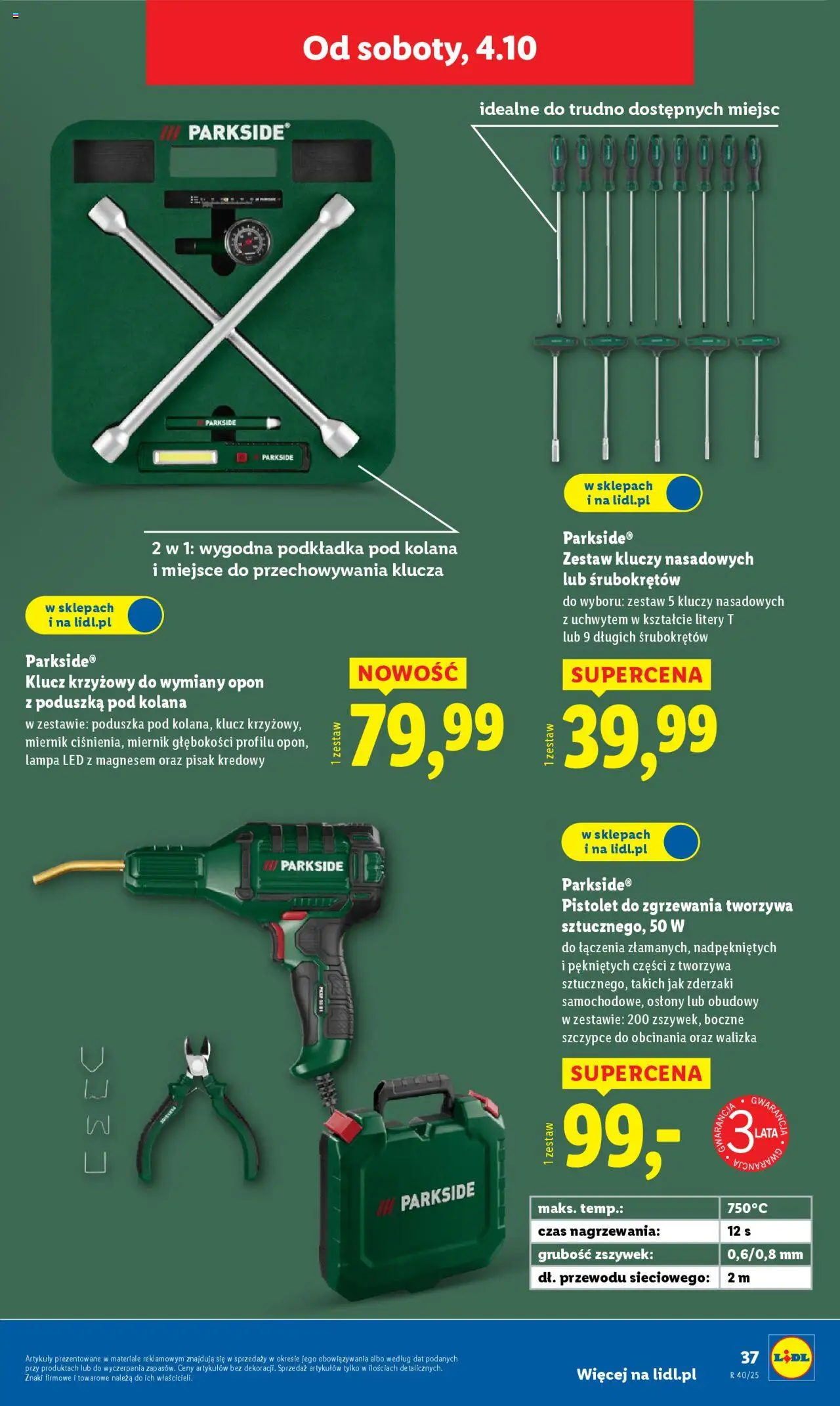 Lidl Katalog od 29.09.2025 | Strona: 47 | Produkty: Walizka, Poduszka, Lampa, Zestaw kluczy nasadowych