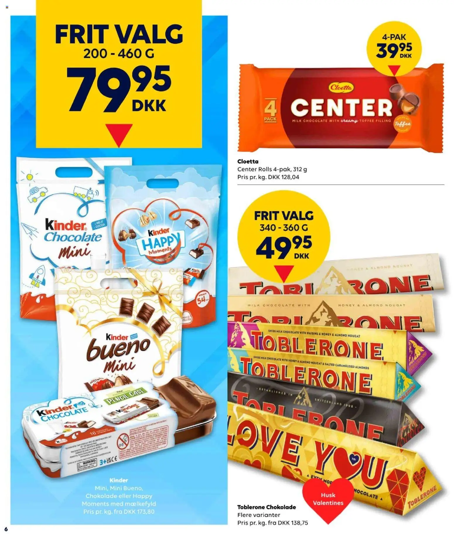 Bordershop tilbudsavis – gyldig fra 31.12.2025 | Side: 6 | Produkter: Chokolade, Case, Bacon, Nougat