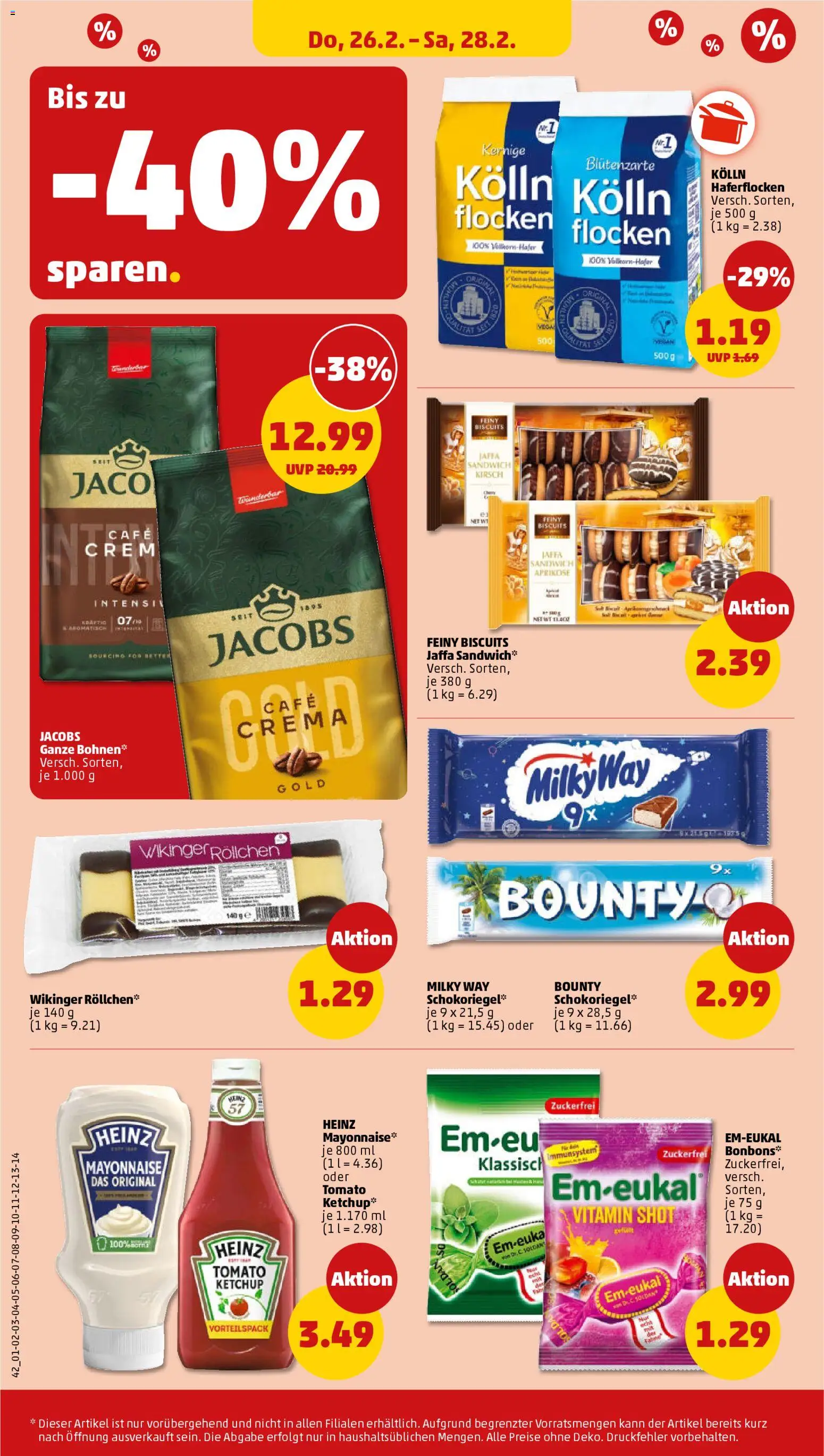 Penny Prospekt 	 – gültig ab 23.02.2026 | Seite: 48 | Produkte: Kolln, Mayonnaise, Ketchup, Flocken