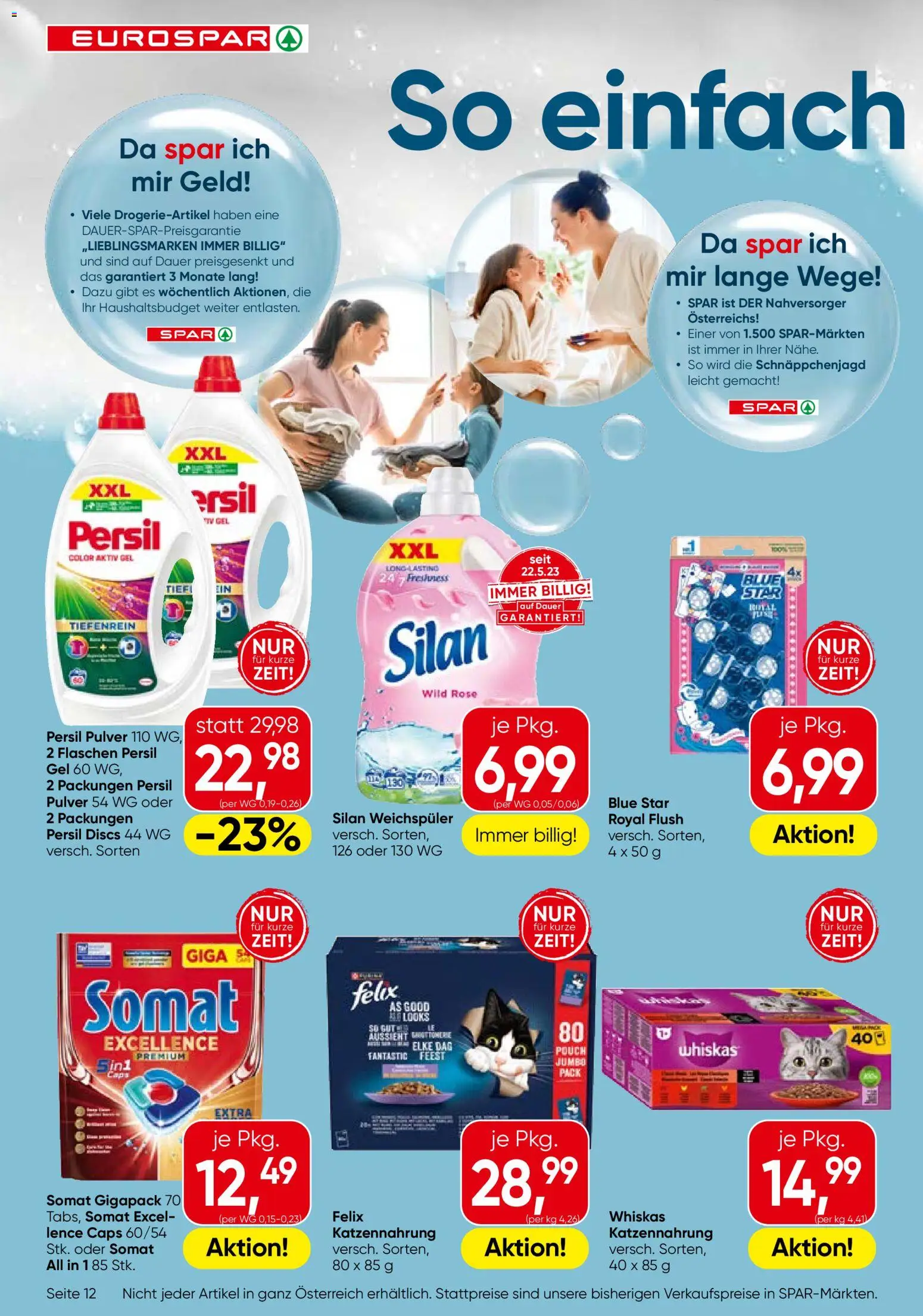 Eurospar Flugblatt gültig ab 06.11.2025 | Seite: 12 | Produkte: TV, Weichspüler