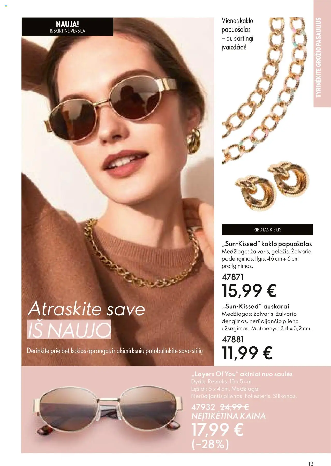 Oriflame - Katalogas 12 2025│galioja nuo 24.08.2025 | Puslapis: 13 | Prekių: Akiniai nuo saulės, Akiniai