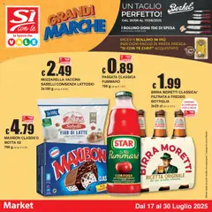 Anteprima del volantino Sì con Te	Market catalogo valido a partire dal 17.07.2025