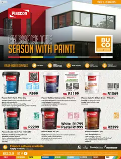 Preview of BUCO specials valid from 01.08.2025