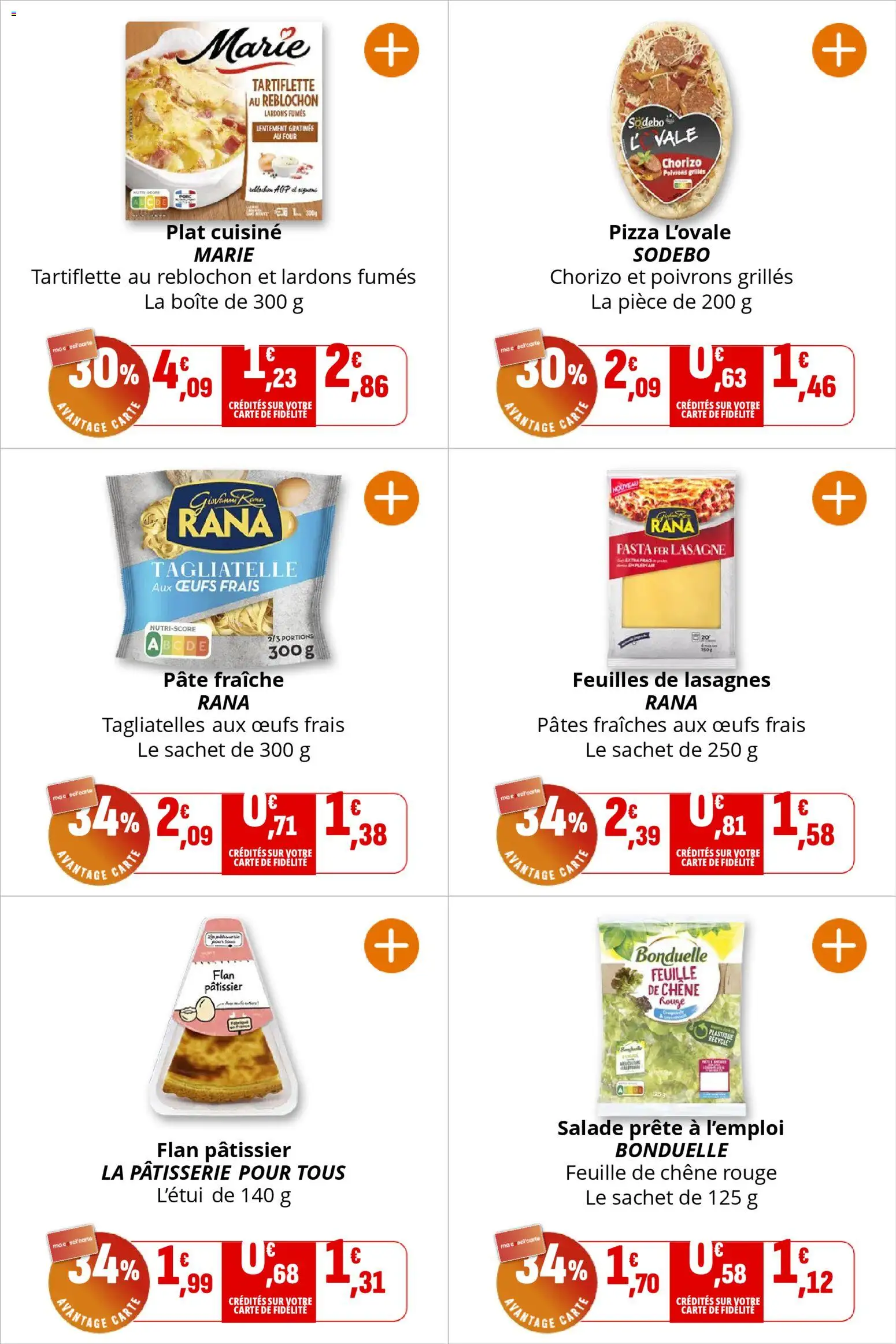 {H1} | Page: 11 | Produits: Salade, Chorizo, Reblochon, Œufs