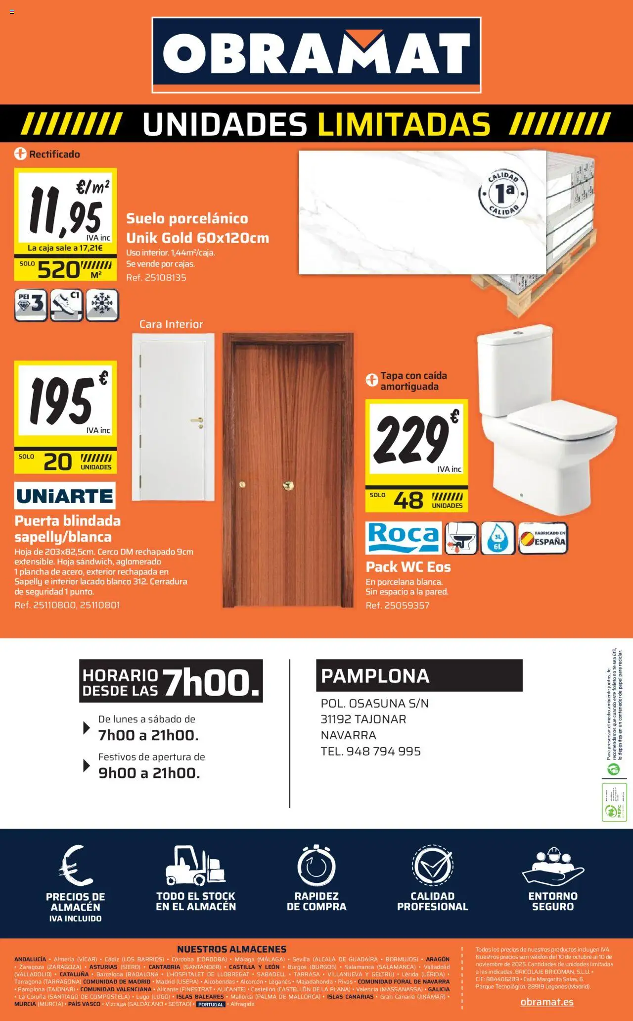 Obramat - Pamplona  │ válido desde el 10.10.2025 | Página: 80 | Productos: Té, Plancha, Caja