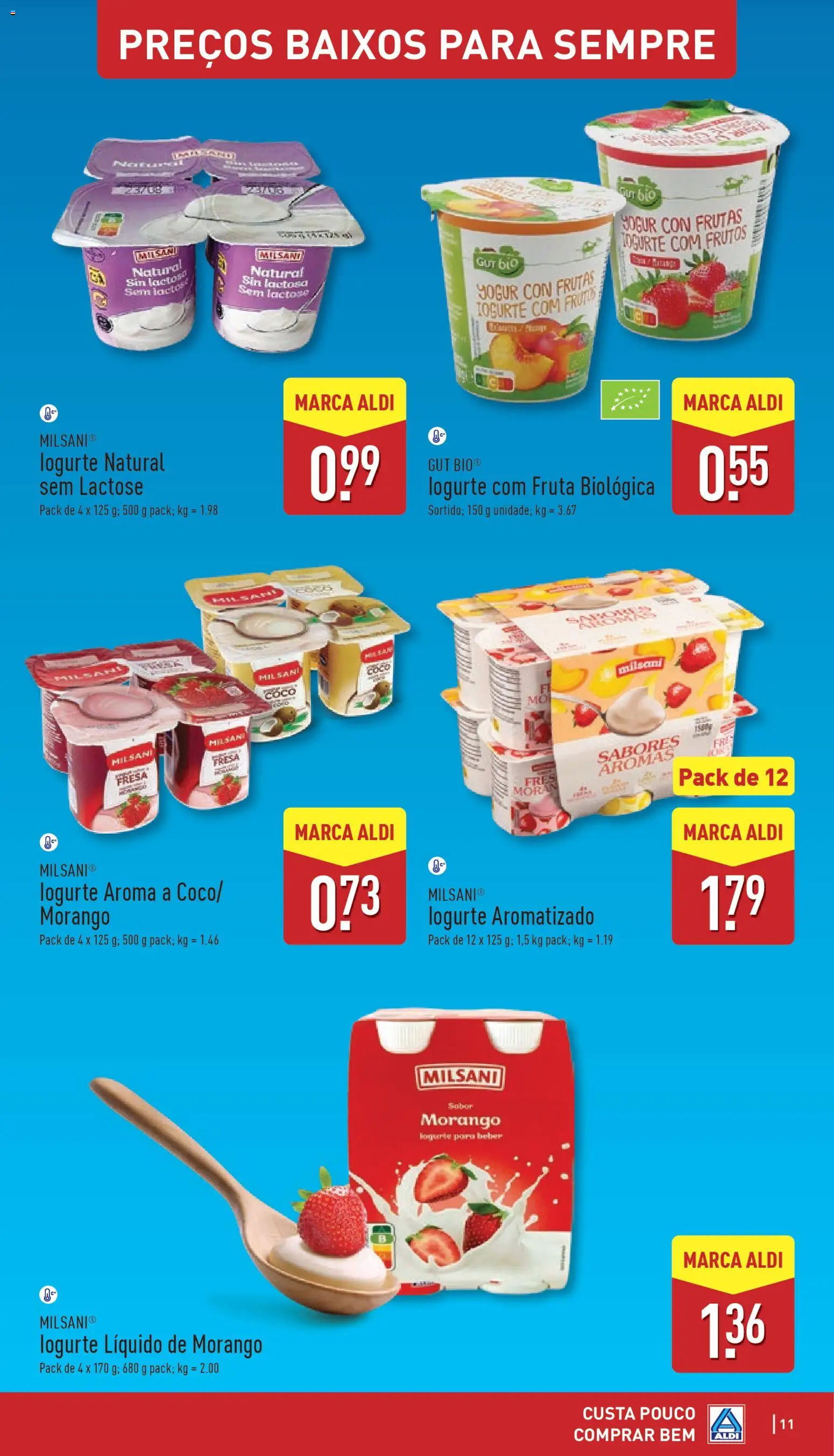 Aldi folheto │ válido de 05.01.2026 | Página: 11 | Produtos: Iogurte
