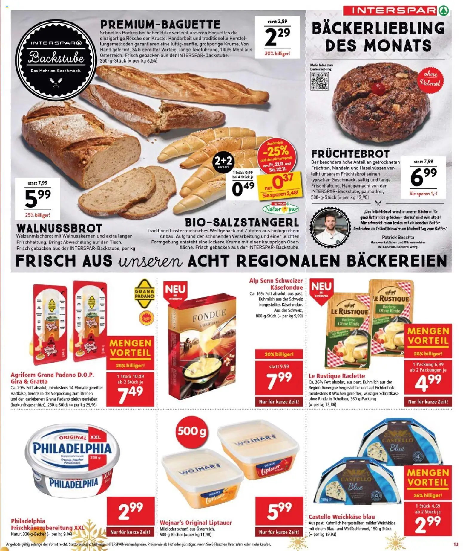Interspar Flugblatt - Burgenland gültig ab 20.11.2025 | Seite: 13 | Produkte: Butter