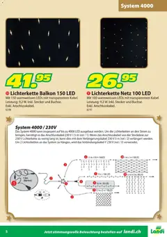 Landi Aktionen Weihnachtsbeleuchtung ab 24.10.2025 gültig | Seite: 5 | Produkte: Steckdose, Insgesamt