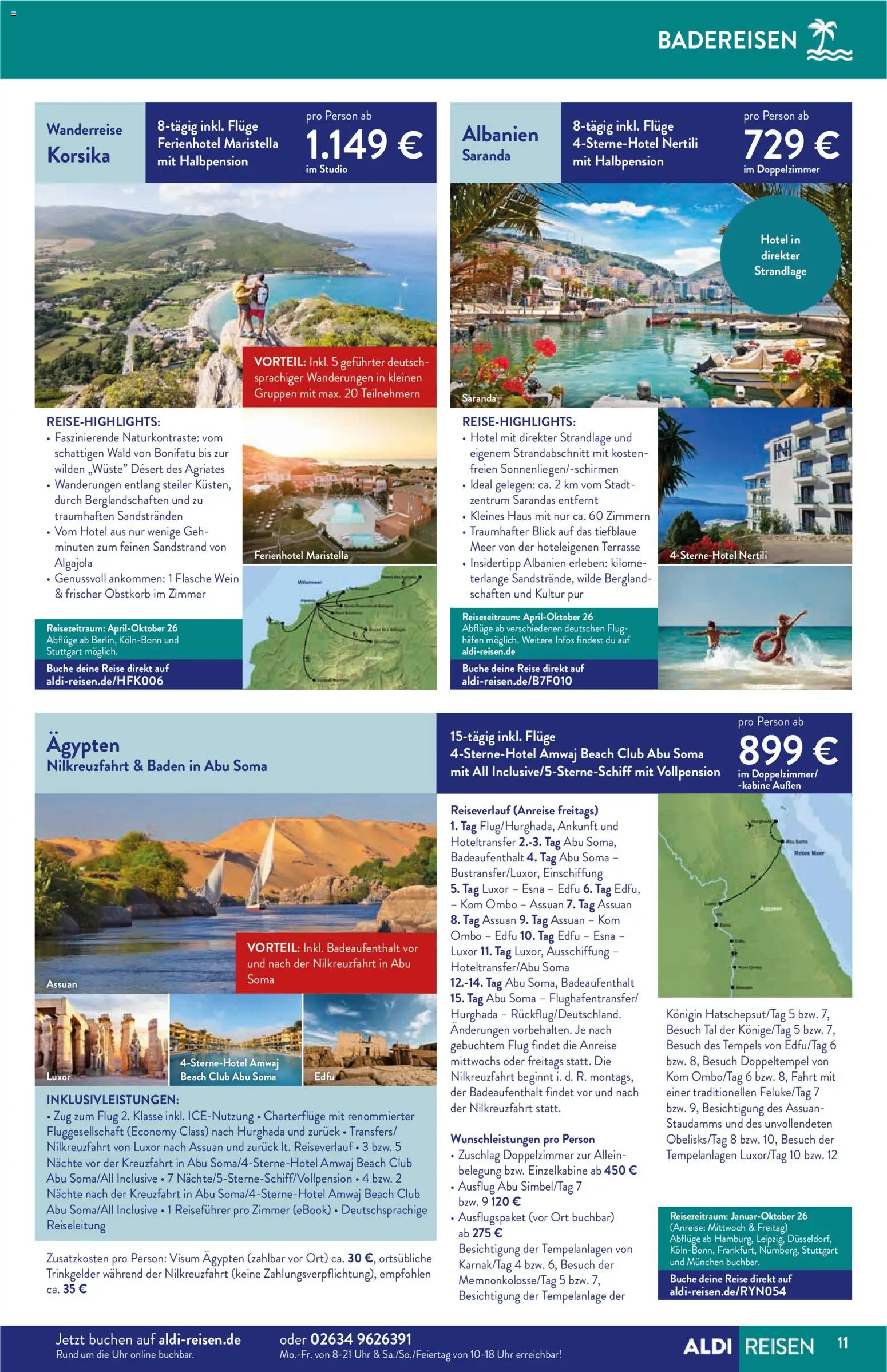 Aldi Reisen Prospekt 	 – gültig ab 01.12.2025 | Seite: 11