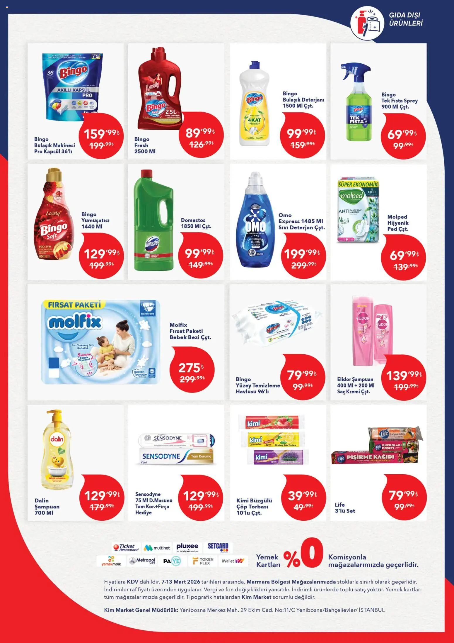 Kim Market Katalog - Marmara Insert - 07.03.2026 tarihinden itibaren geçerlidir | Sayfa: 4 | Ürünler: Çöp torbası, Şampuan, Saç Kremi, Yumuşatıcı