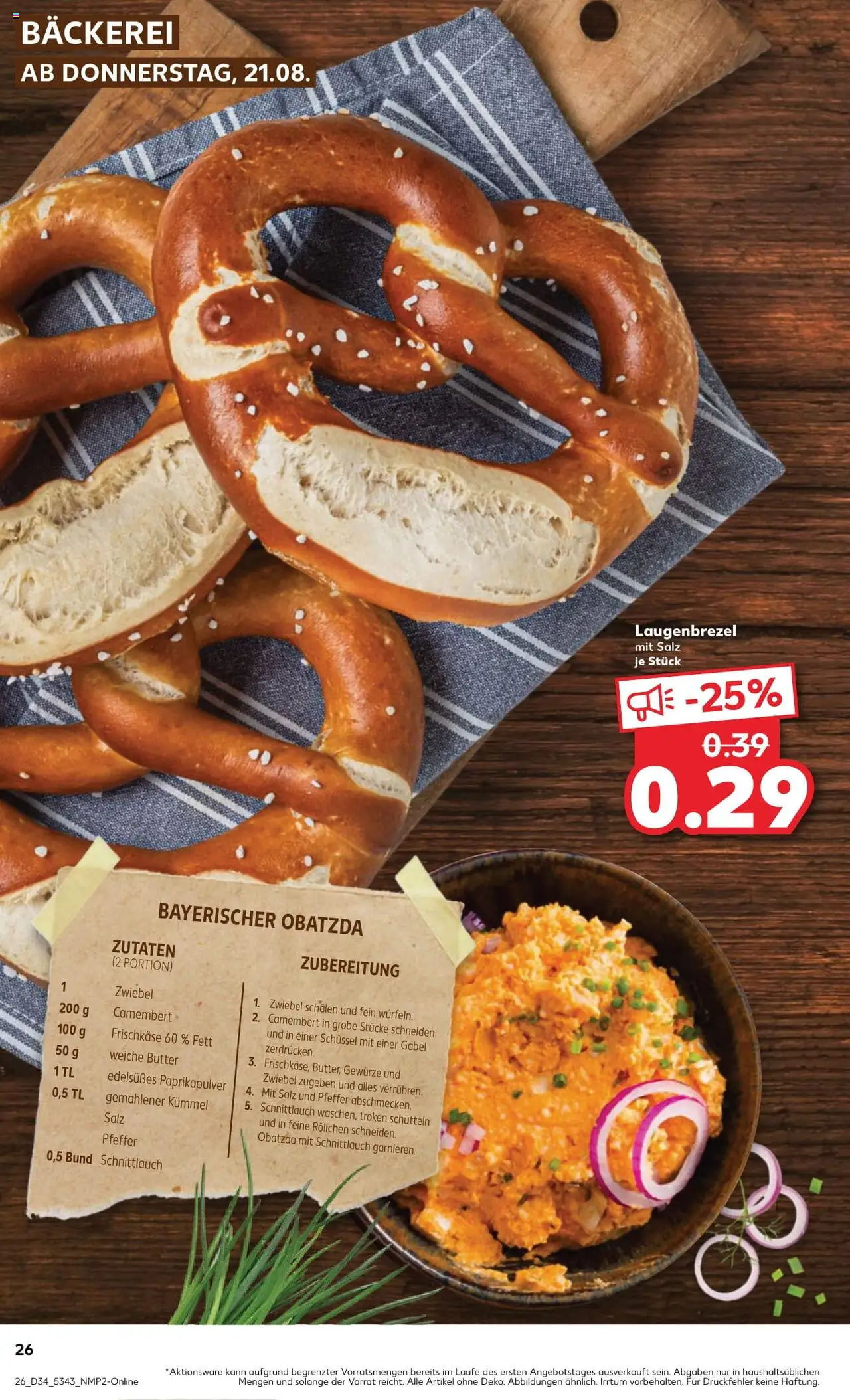 Kaufland Prospekt 	 – gültig ab 21.08.2025 | Seite: 26 | Produkte: Butter, Gewürze, Salz, Pfeffer