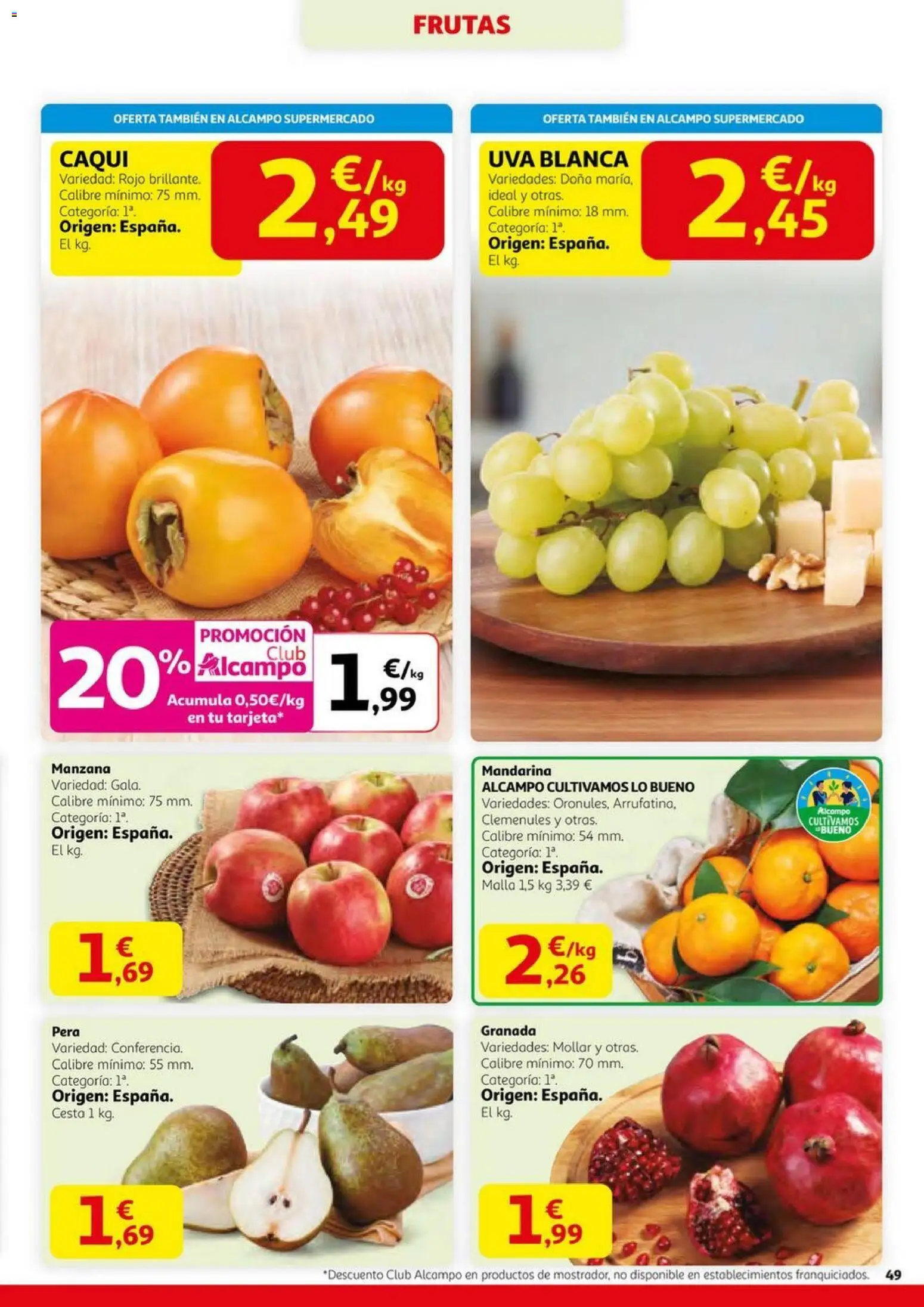 Alcampo - HG Pio XII Unificado  │ válido desde el 23.10.2025 | Página: 49 | Productos: Manzana, Cesta