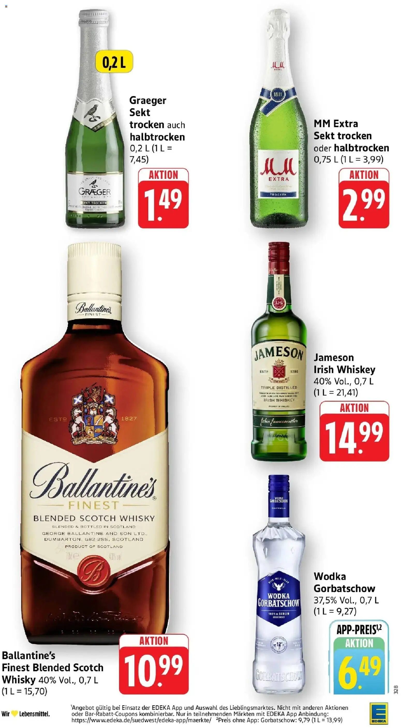 Edeka prospekt Bad Camberg	 – gültig ab 02.03.2026 | Seite: 34 | Produkte: Jameson, Wodka gorbatschow, Vodka, Whiskey